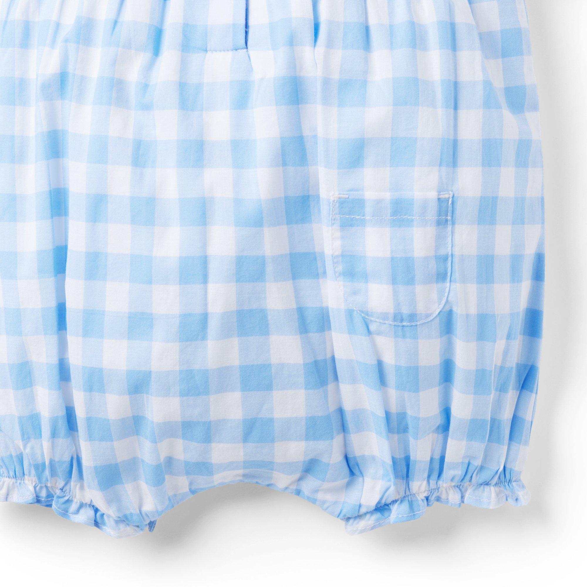 Baby Gingham Ruffle Romper image number 3