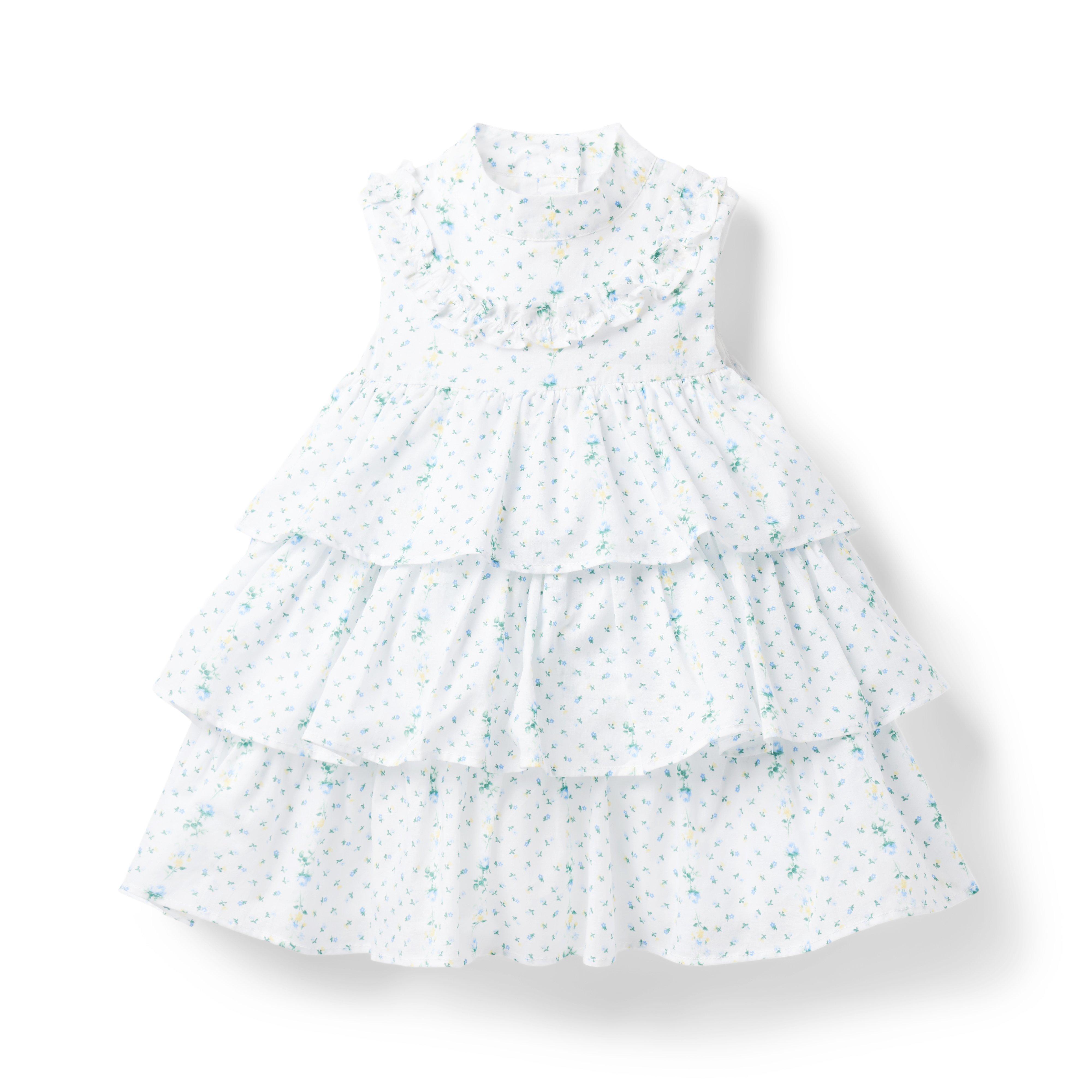 Baby Floral Tiered Ruffle Dress