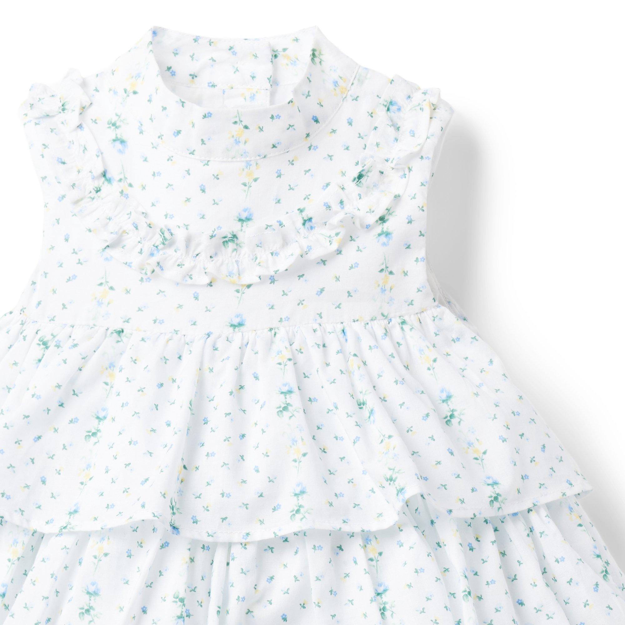 Baby Floral Tiered Ruffle Dress image number 3