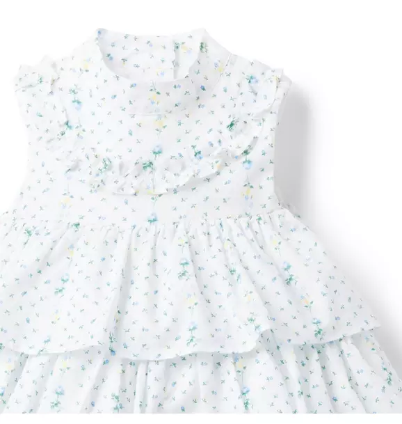 Baby Floral Tiered Ruffle Dress image number 3