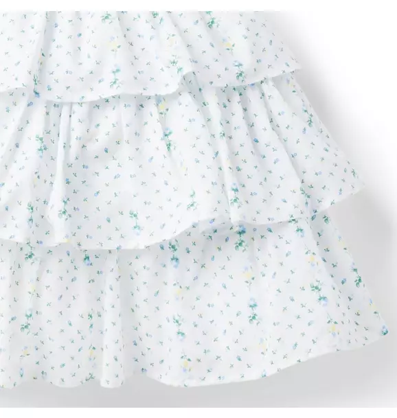 Baby Floral Tiered Ruffle Dress image number 4