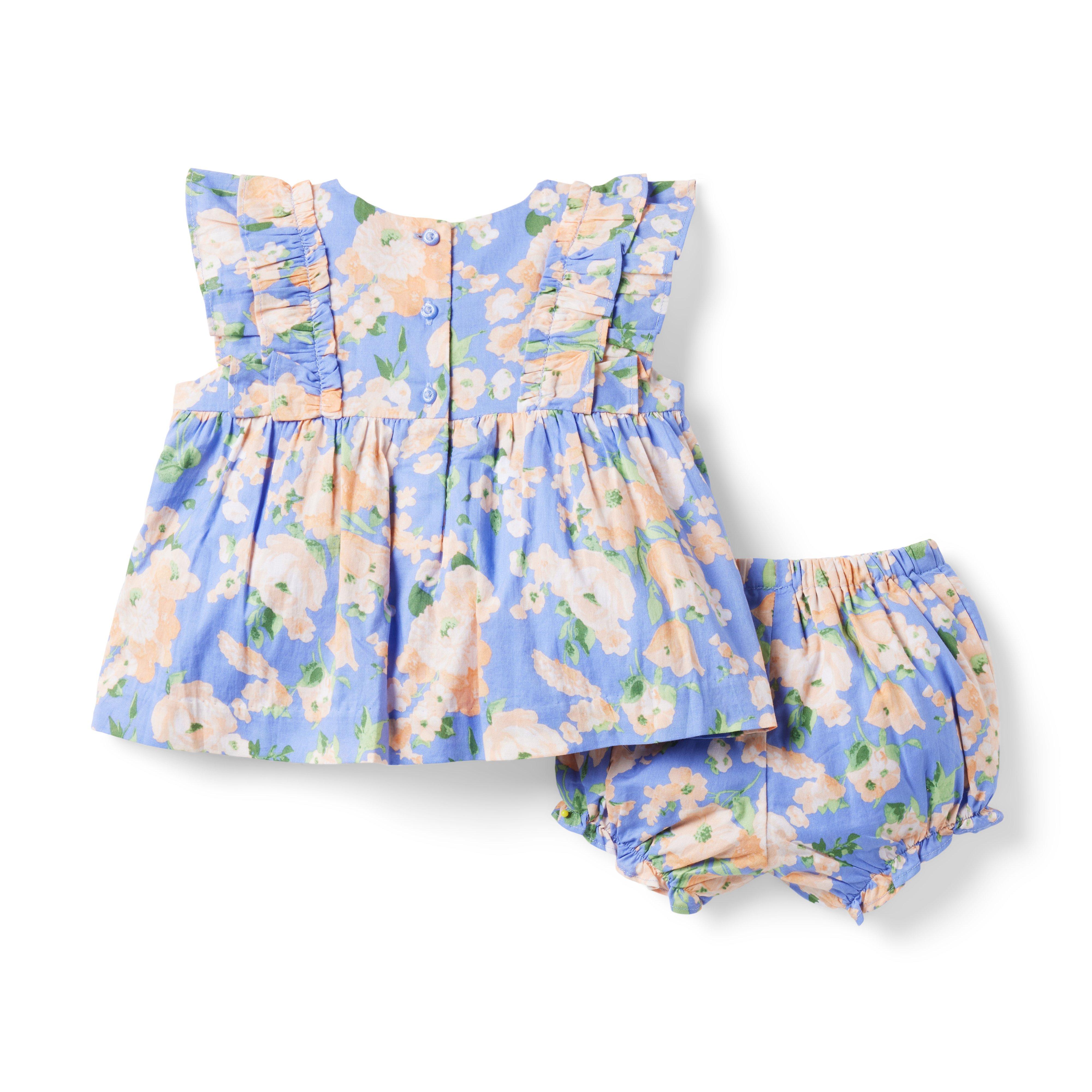 Baby Floral Ruffle Matching Set image number 1