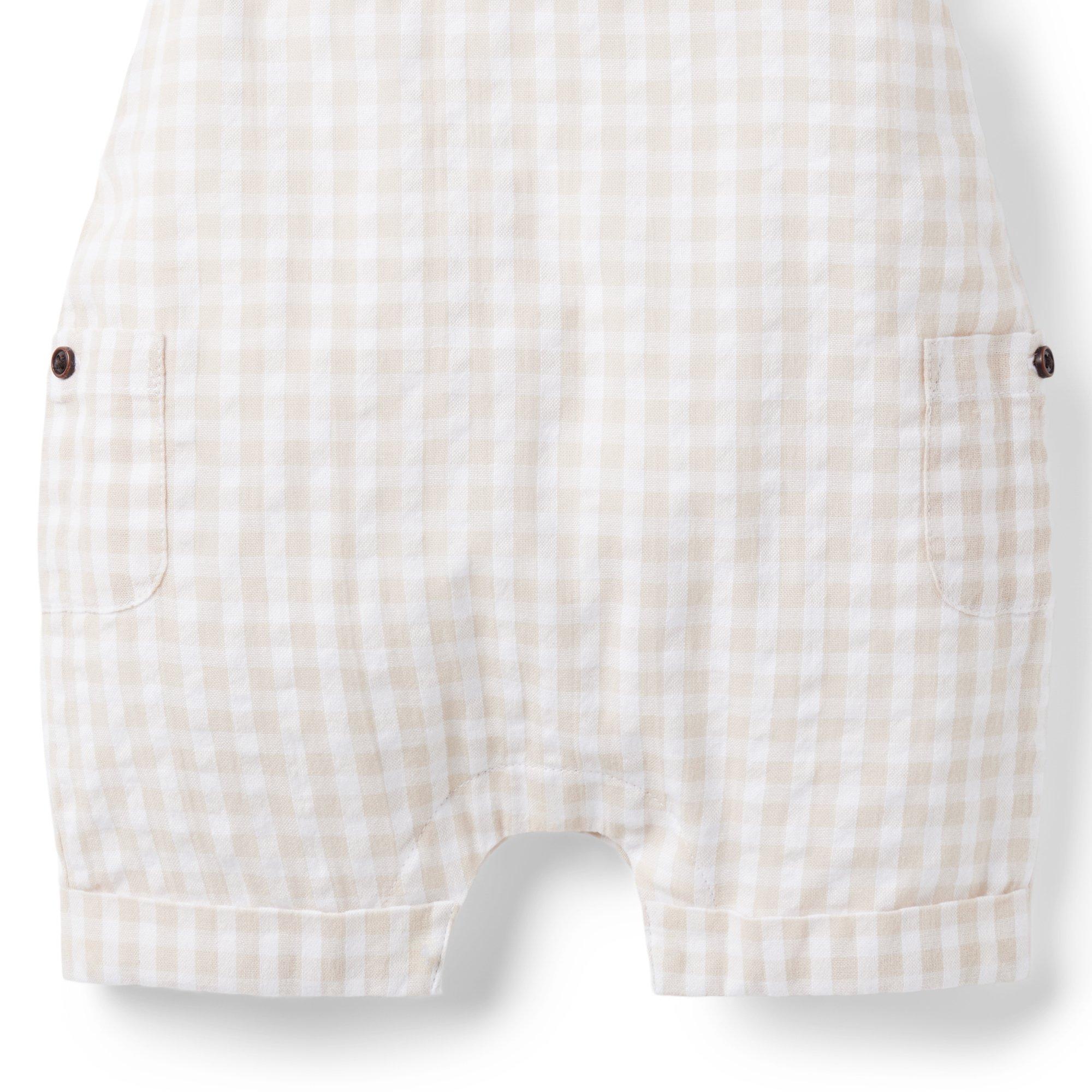 Baby Gingham Overall image number 3