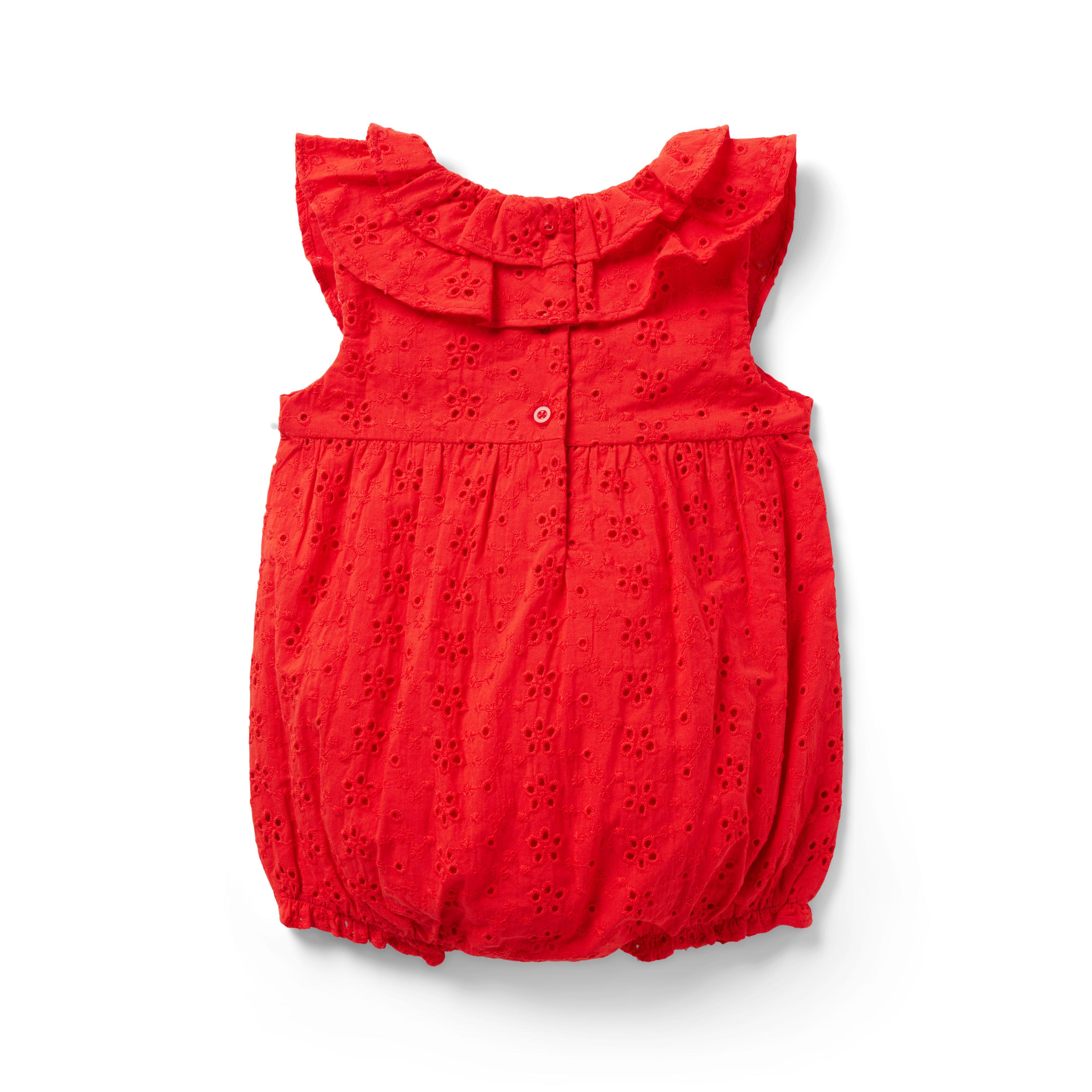 Baby Eyelet Romper image number 3