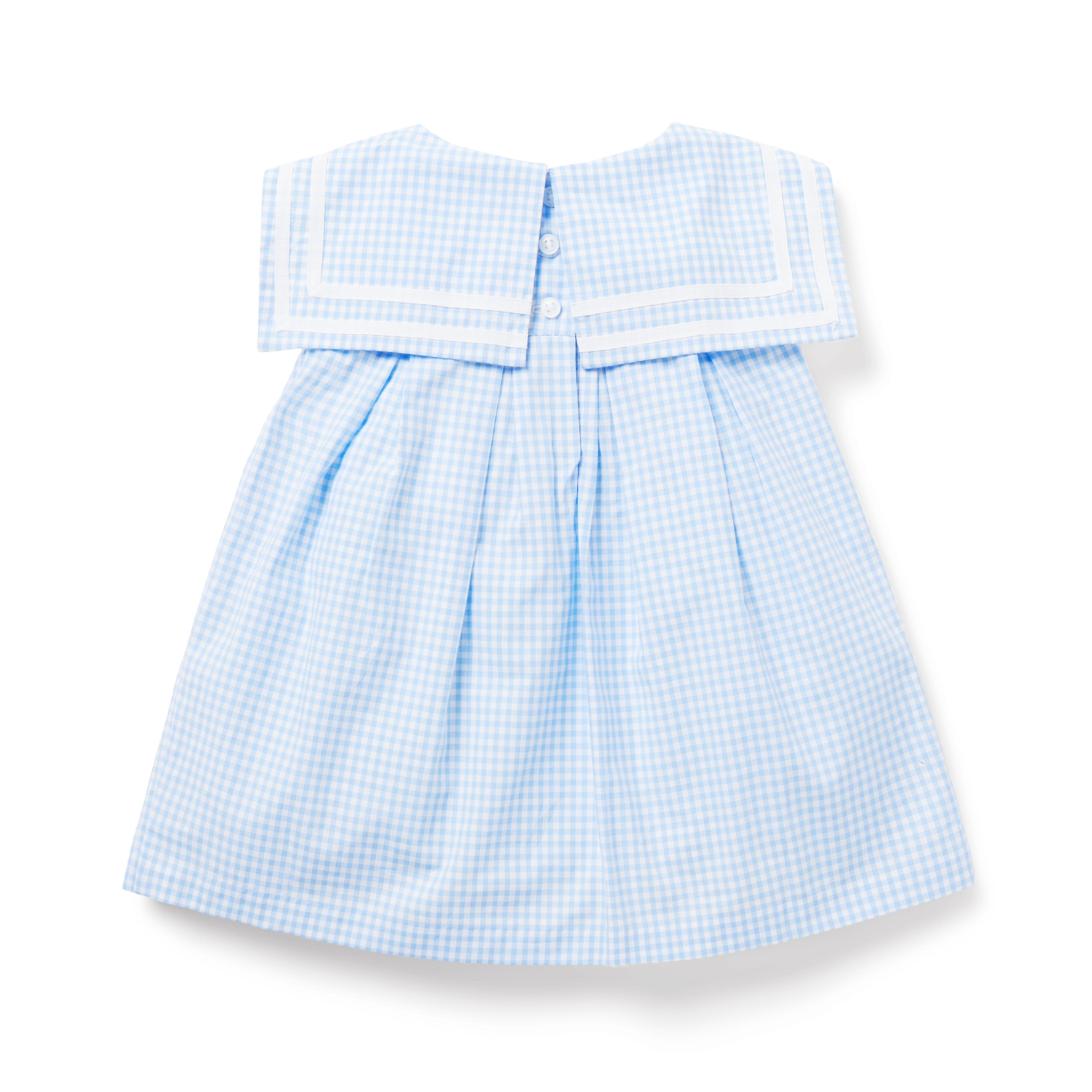 The Gingham Sailor Baby Dress image number 2