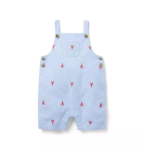 Baby Embroidered Lobster Overall