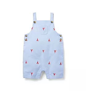 Baby Embroidered Lobster Overall