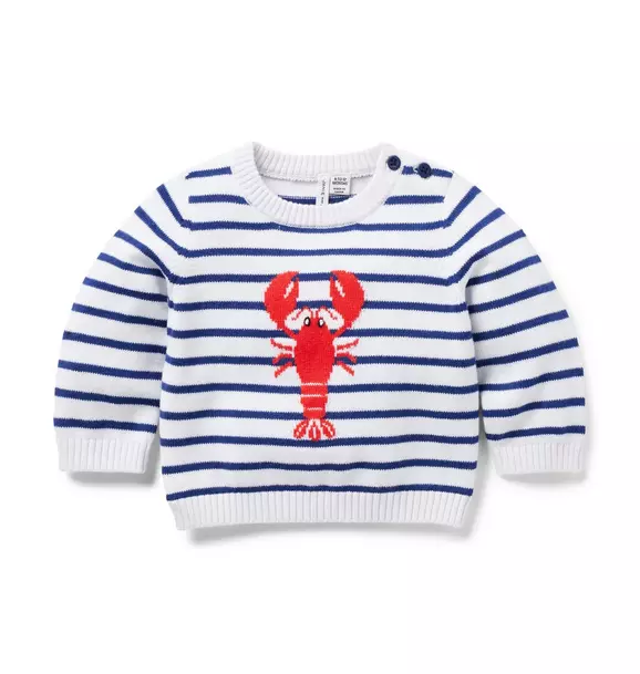 Baby Lobster Striped Sweater