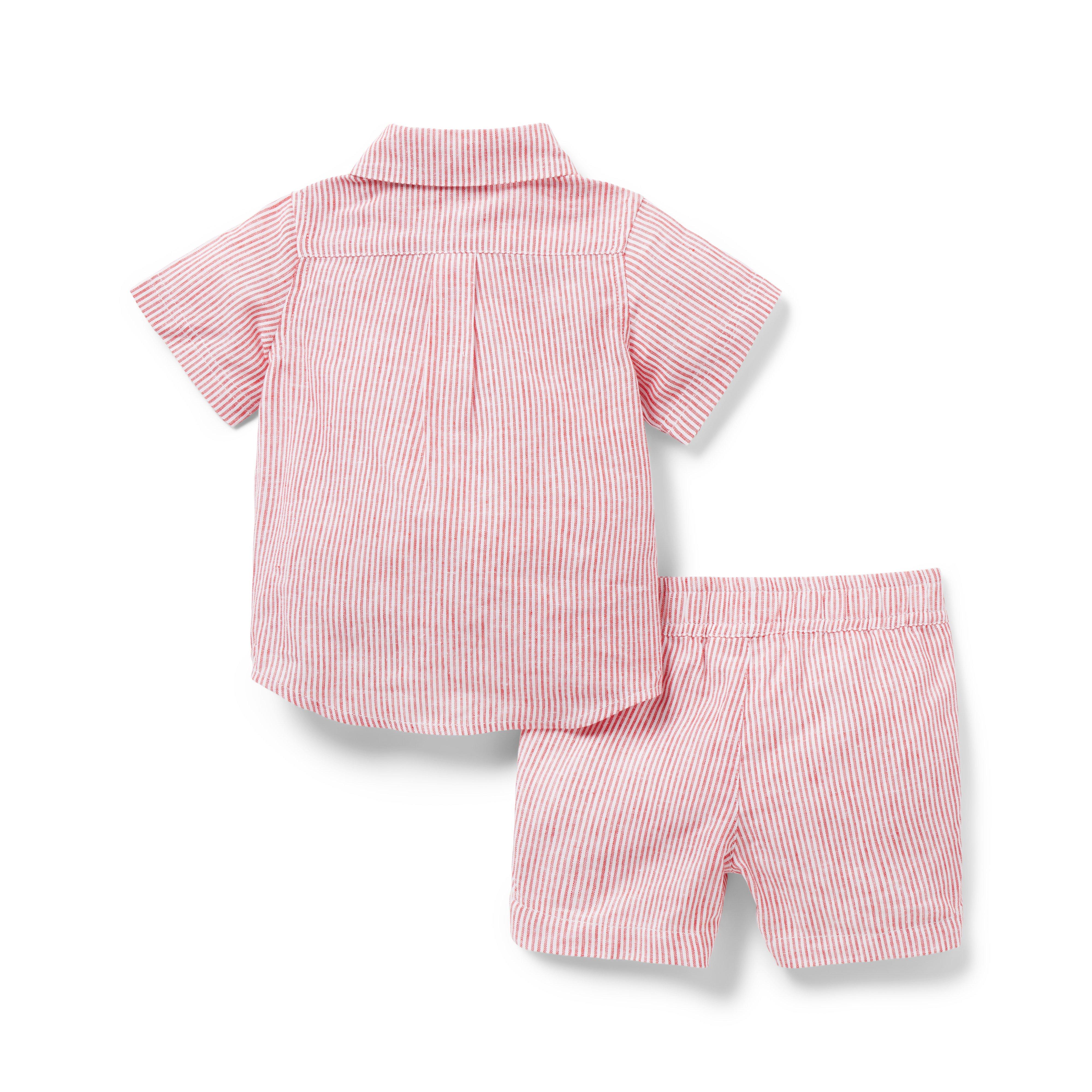 Baby Linen-Cotton Cabana Matching Set image number 2