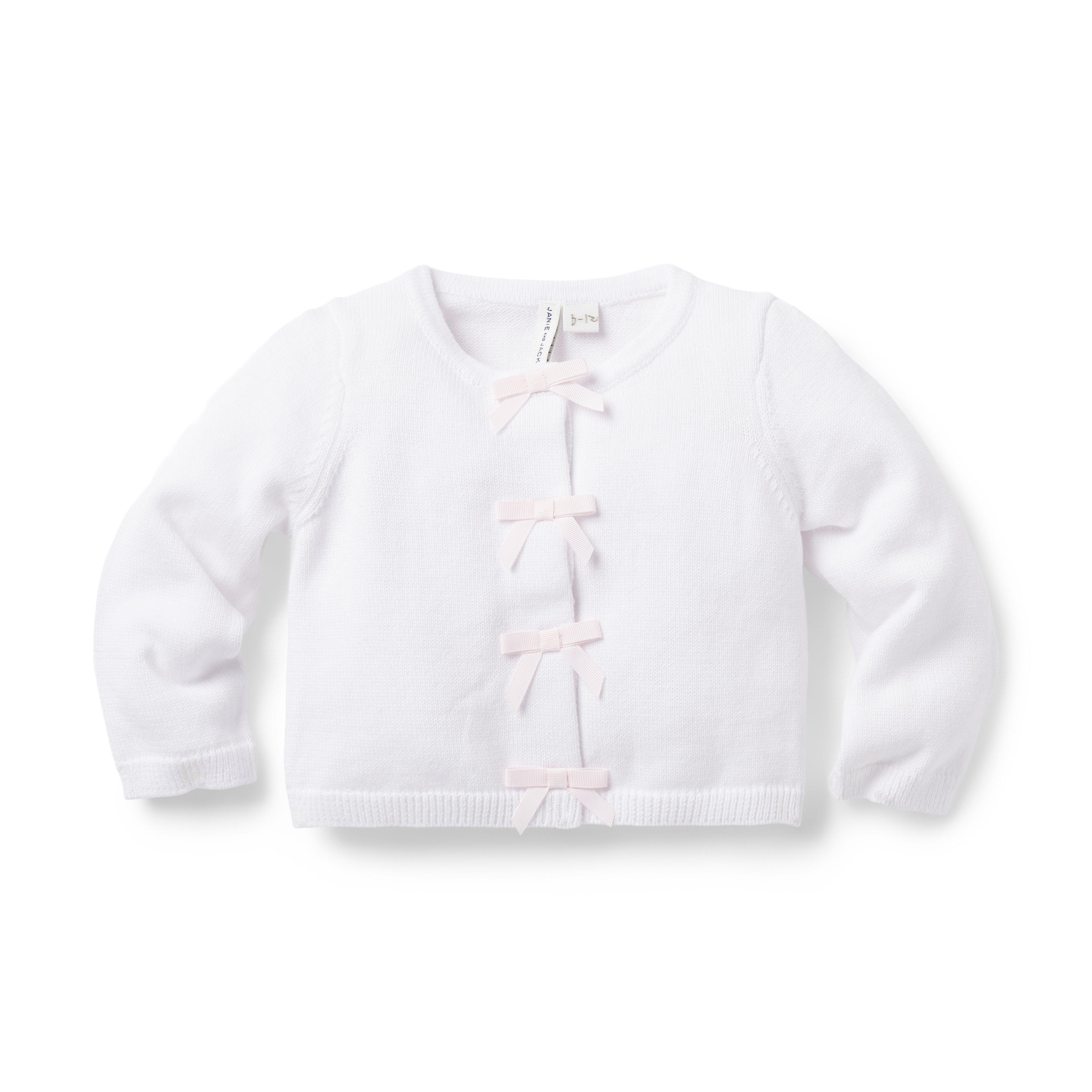 Newborn white hot sale cardigan sweater