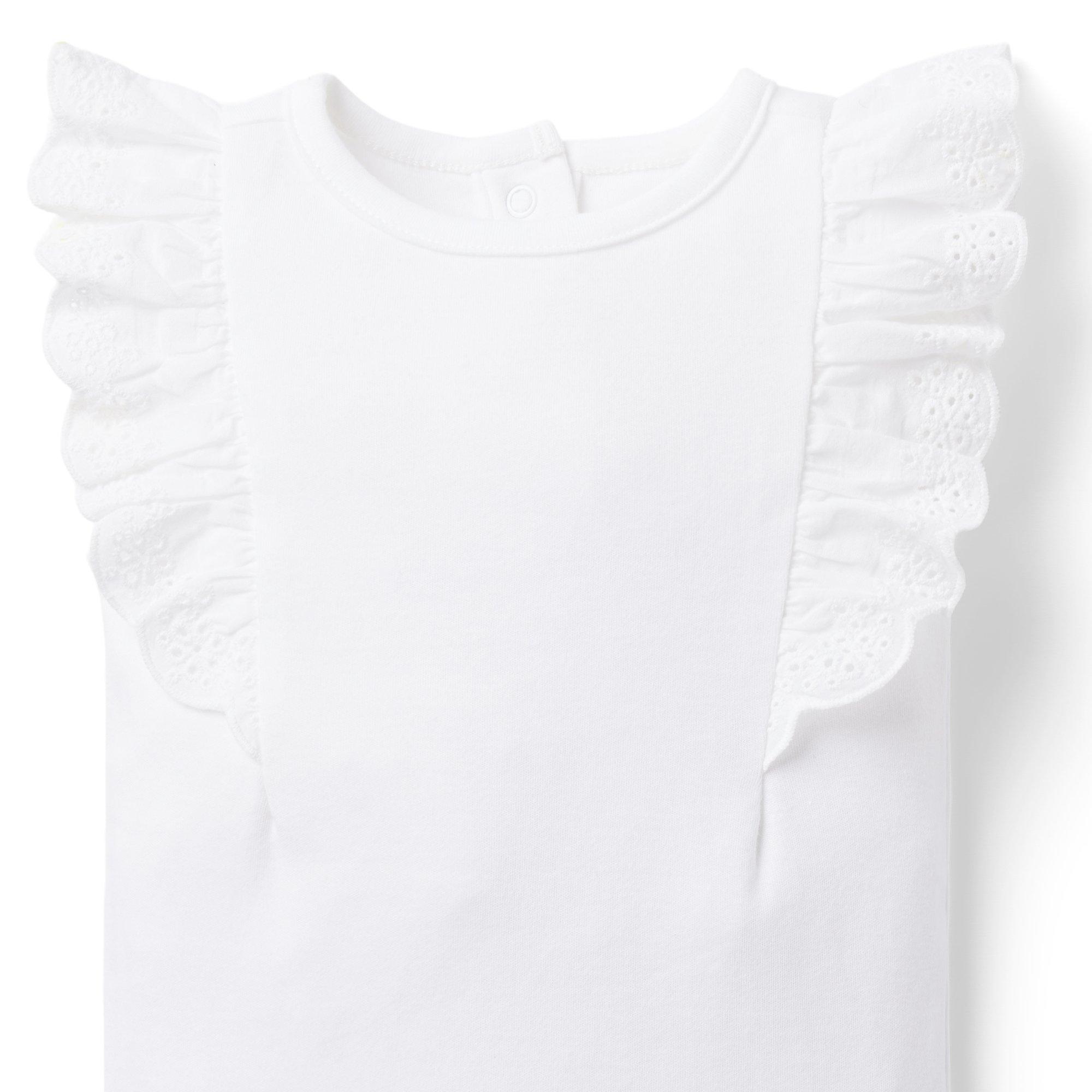 Baby Lace Ruffle Bodysuit image number 2