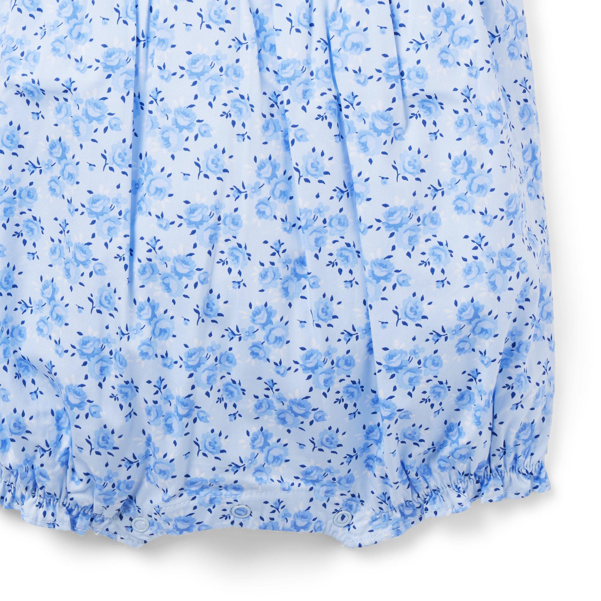 The Charlotte Floral Smocked Baby Romper image number 3