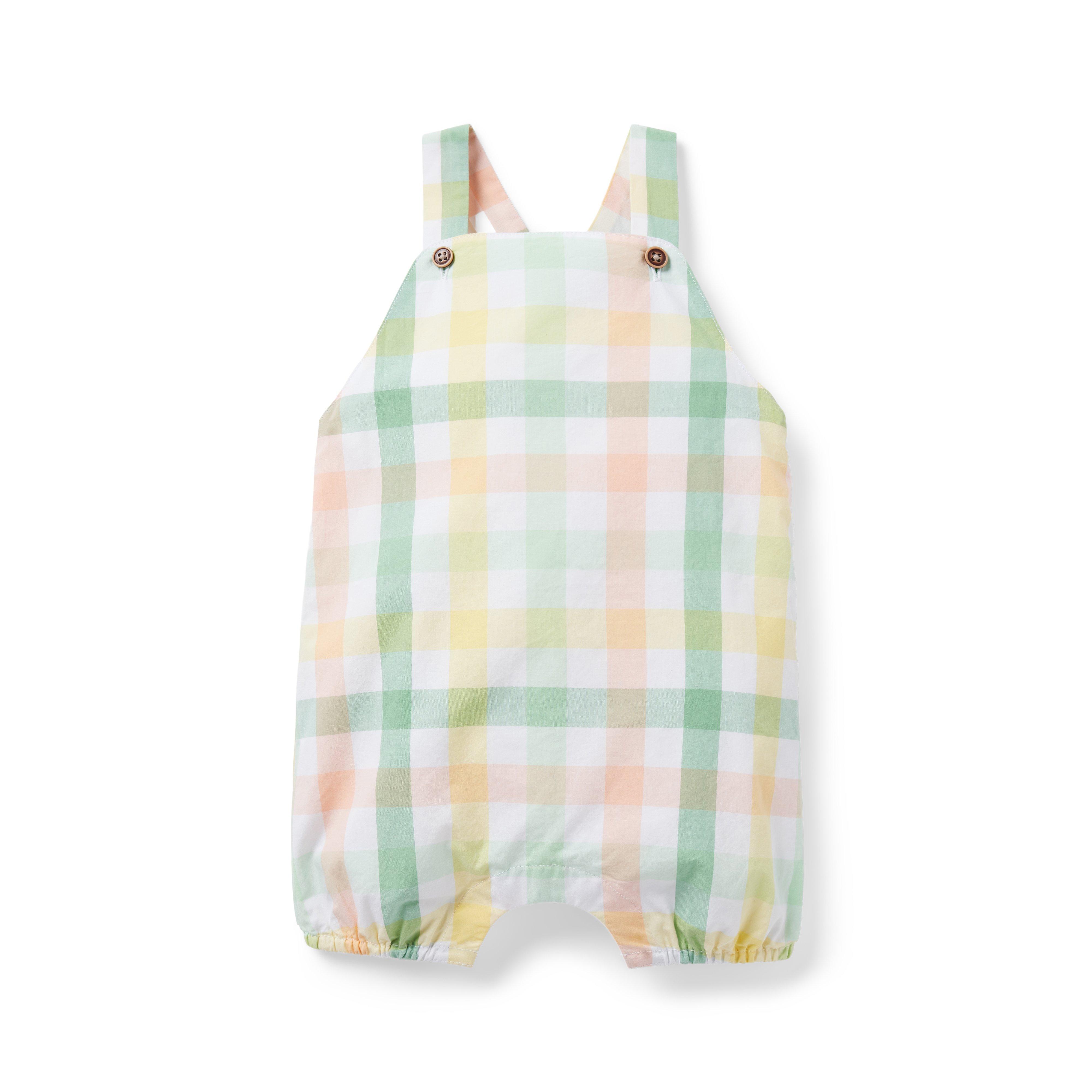 Plaid Baby Overall image number 0