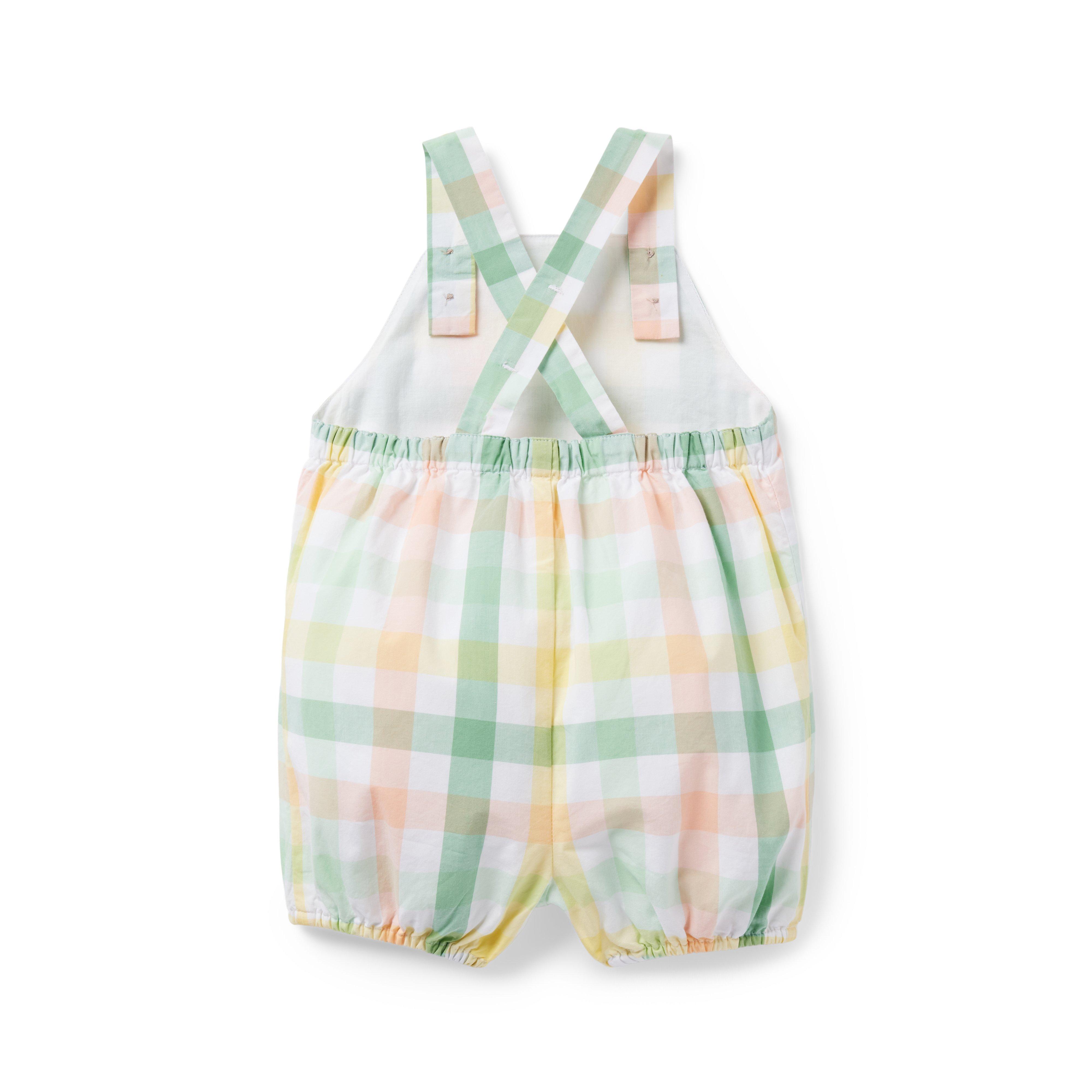 Plaid Baby Overall image number 2