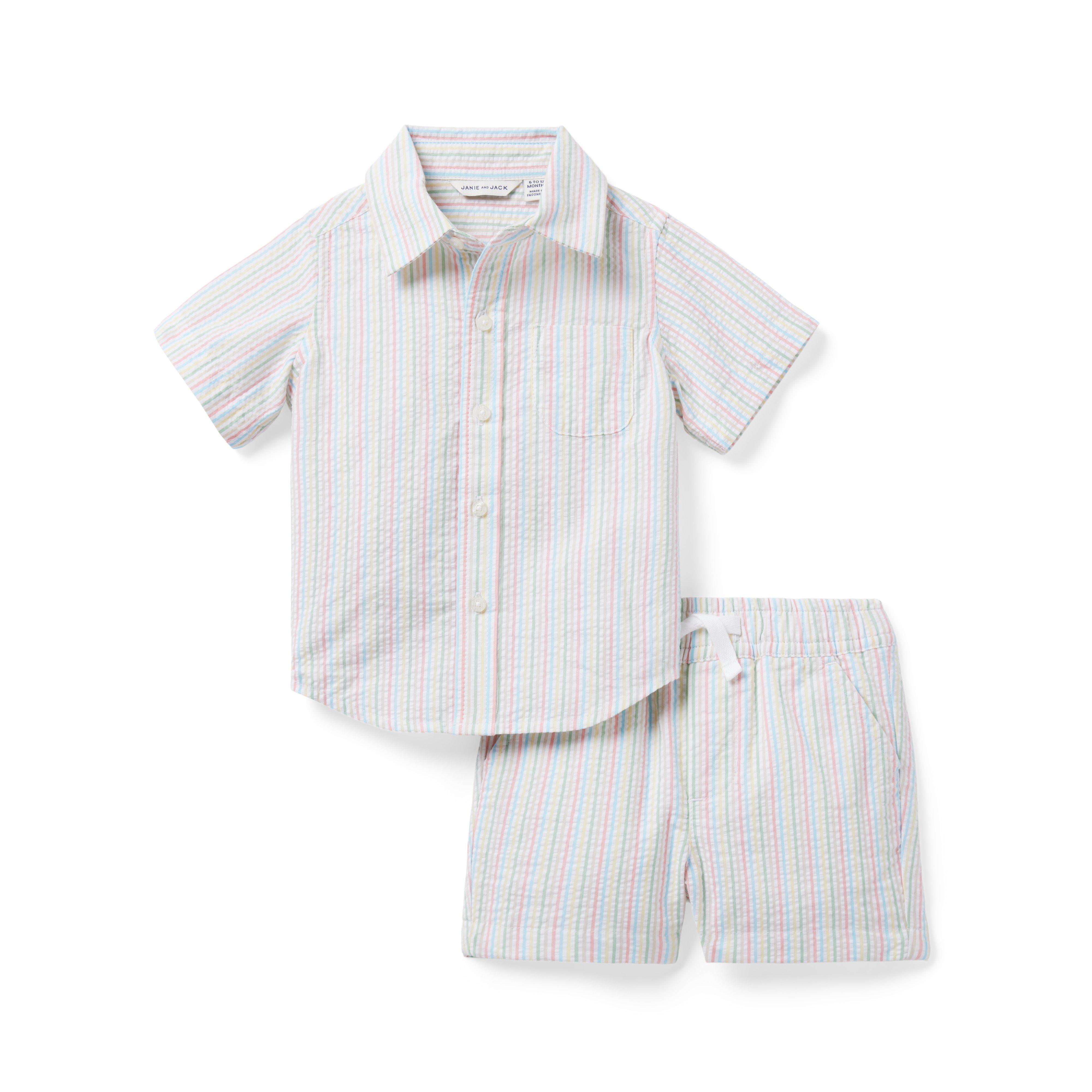 Baby Seersucker Cabana Matching Set image number 0