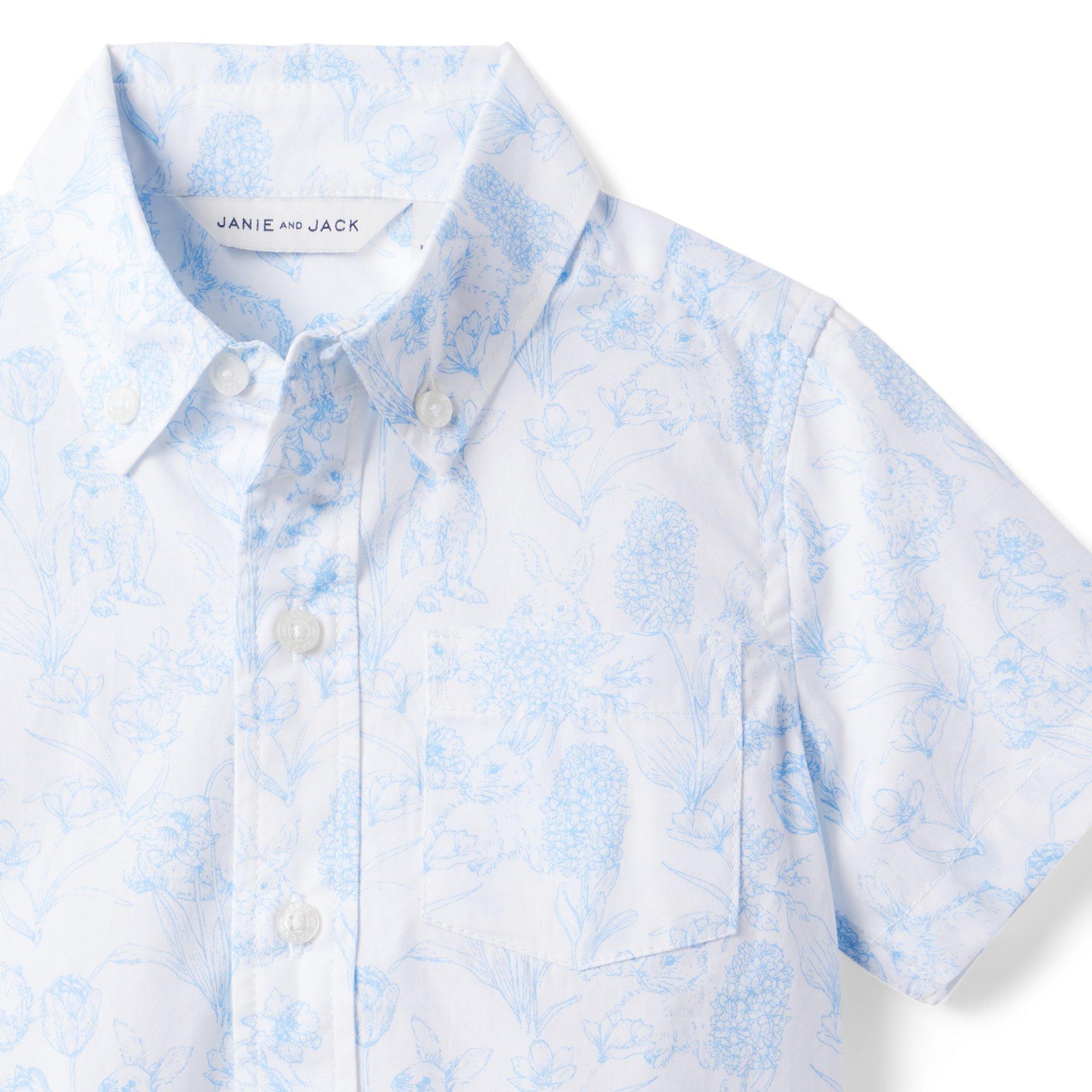 Bunny Toile Poplin Shirt image number 2