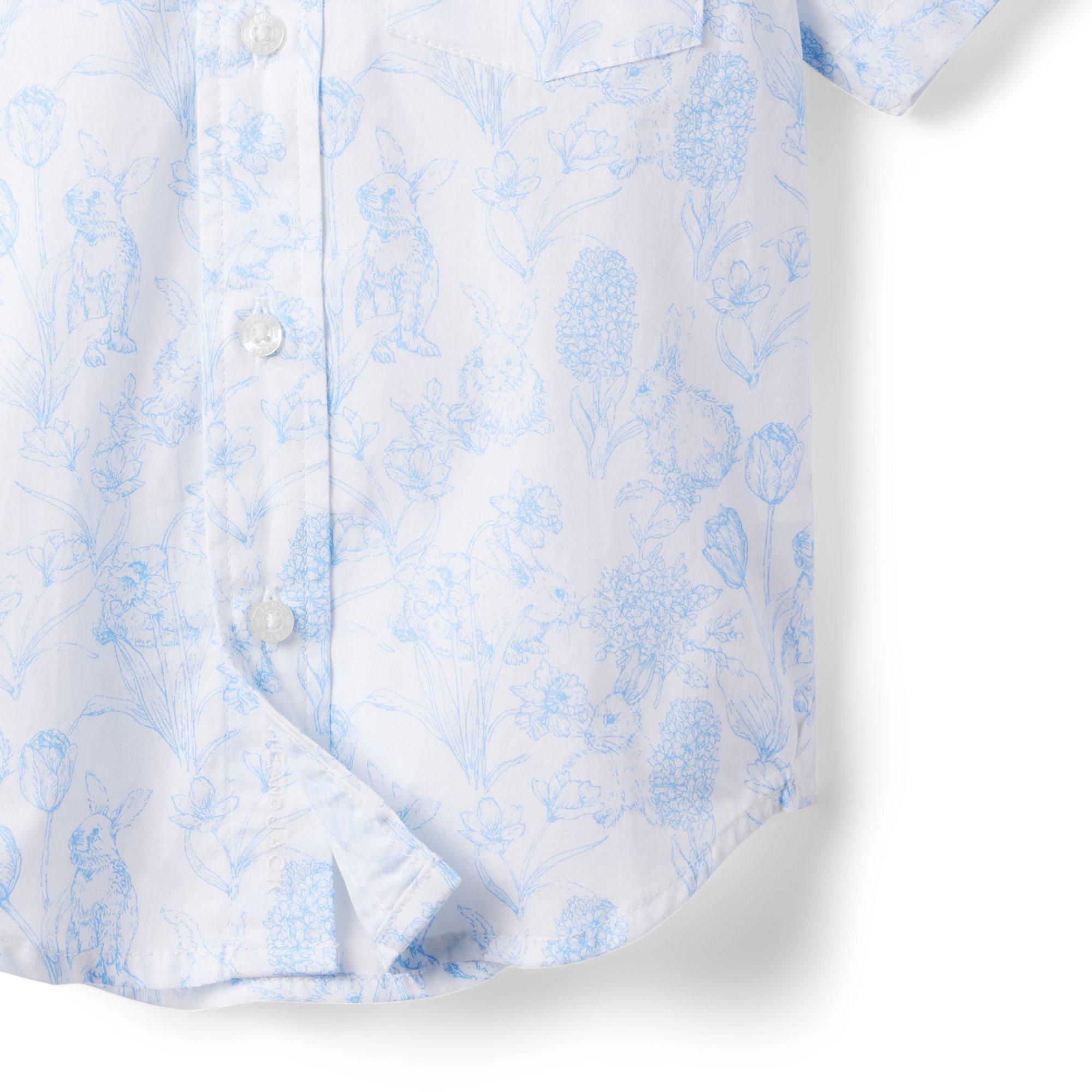 Bunny Toile Poplin Shirt image number 3