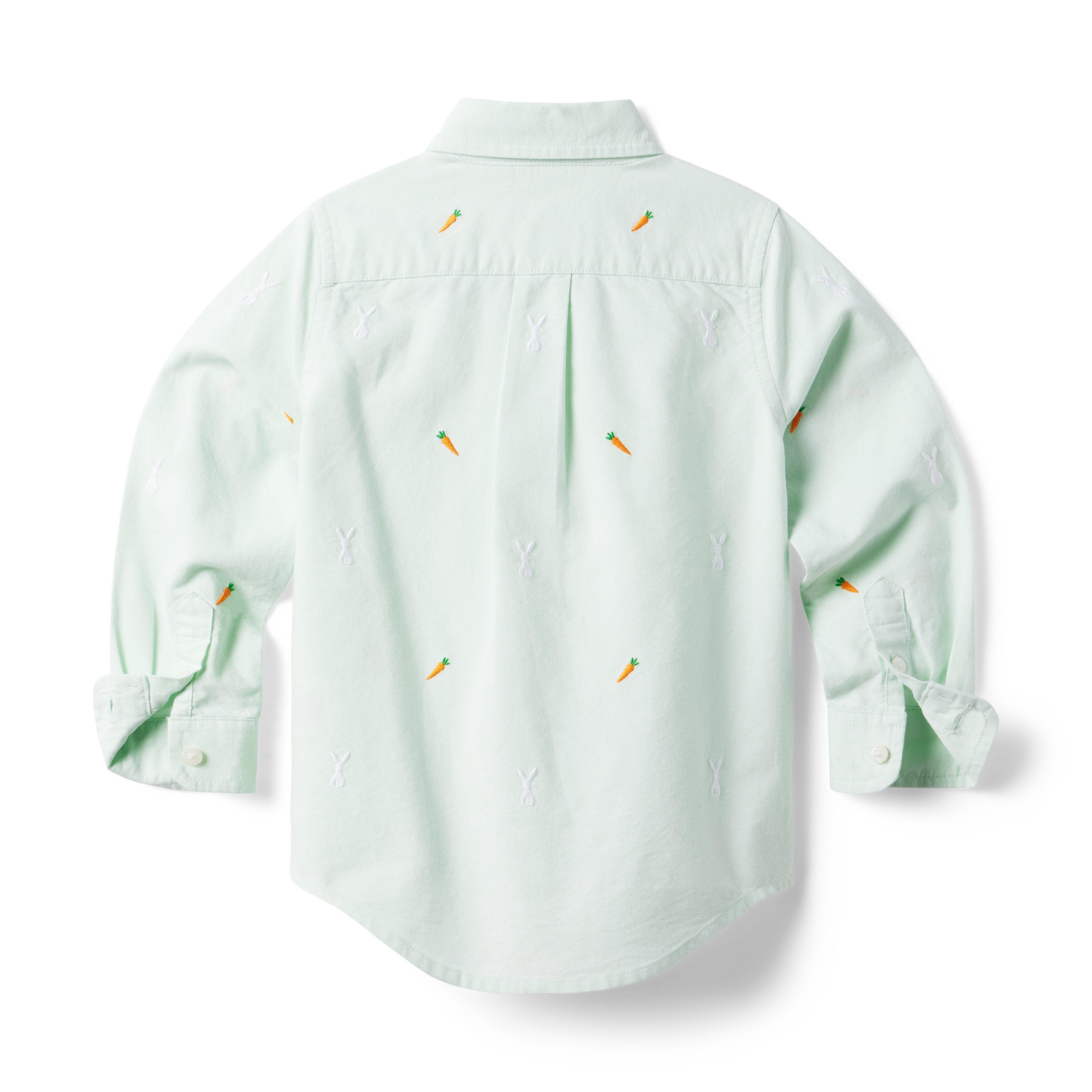 Embroidered Bunny Oxford Shirt image number 1