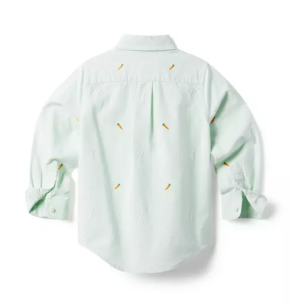 Embroidered Bunny Oxford Shirt image number 1