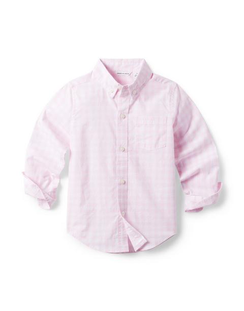 Gingham Poplin Shirt