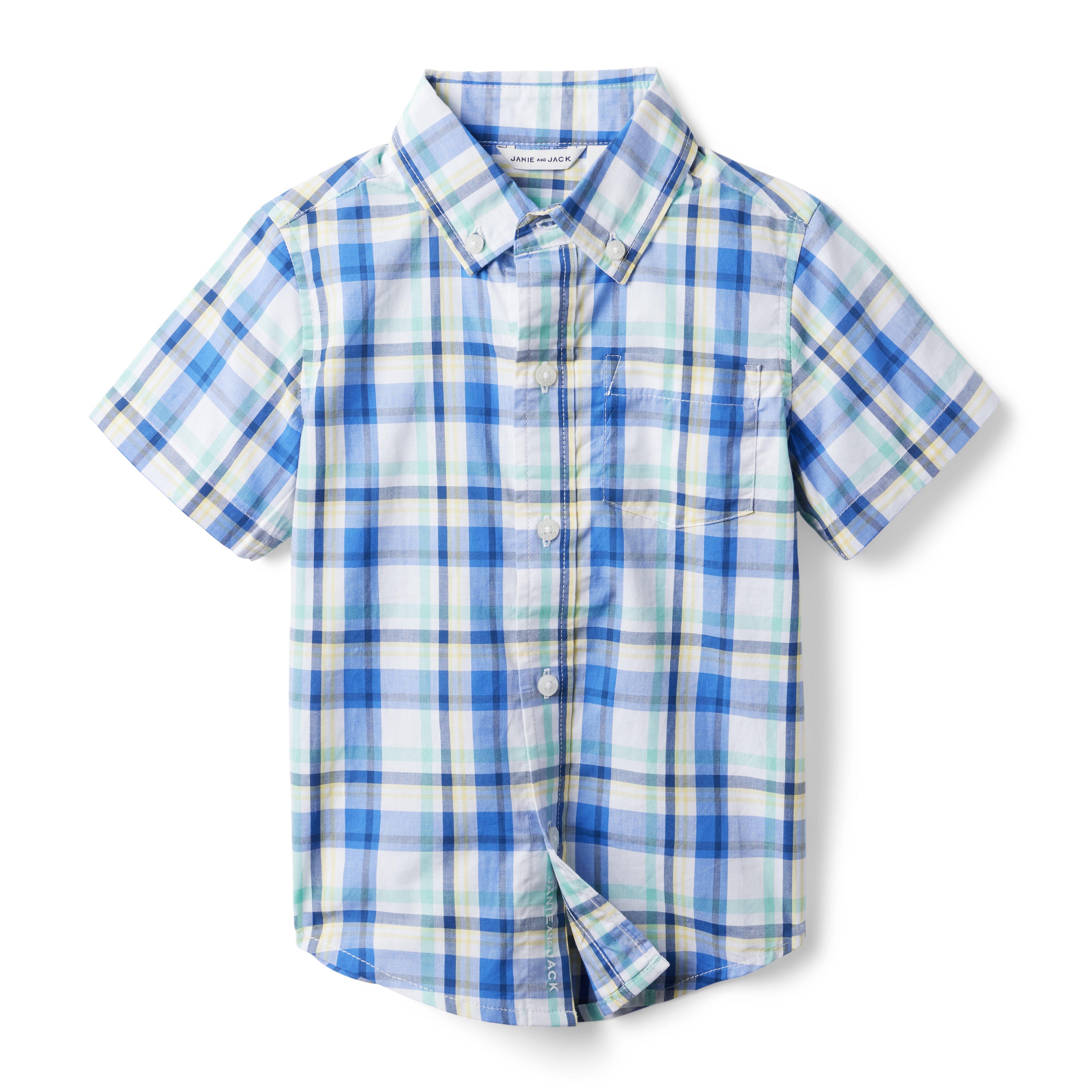 Plaid Poplin Shirt