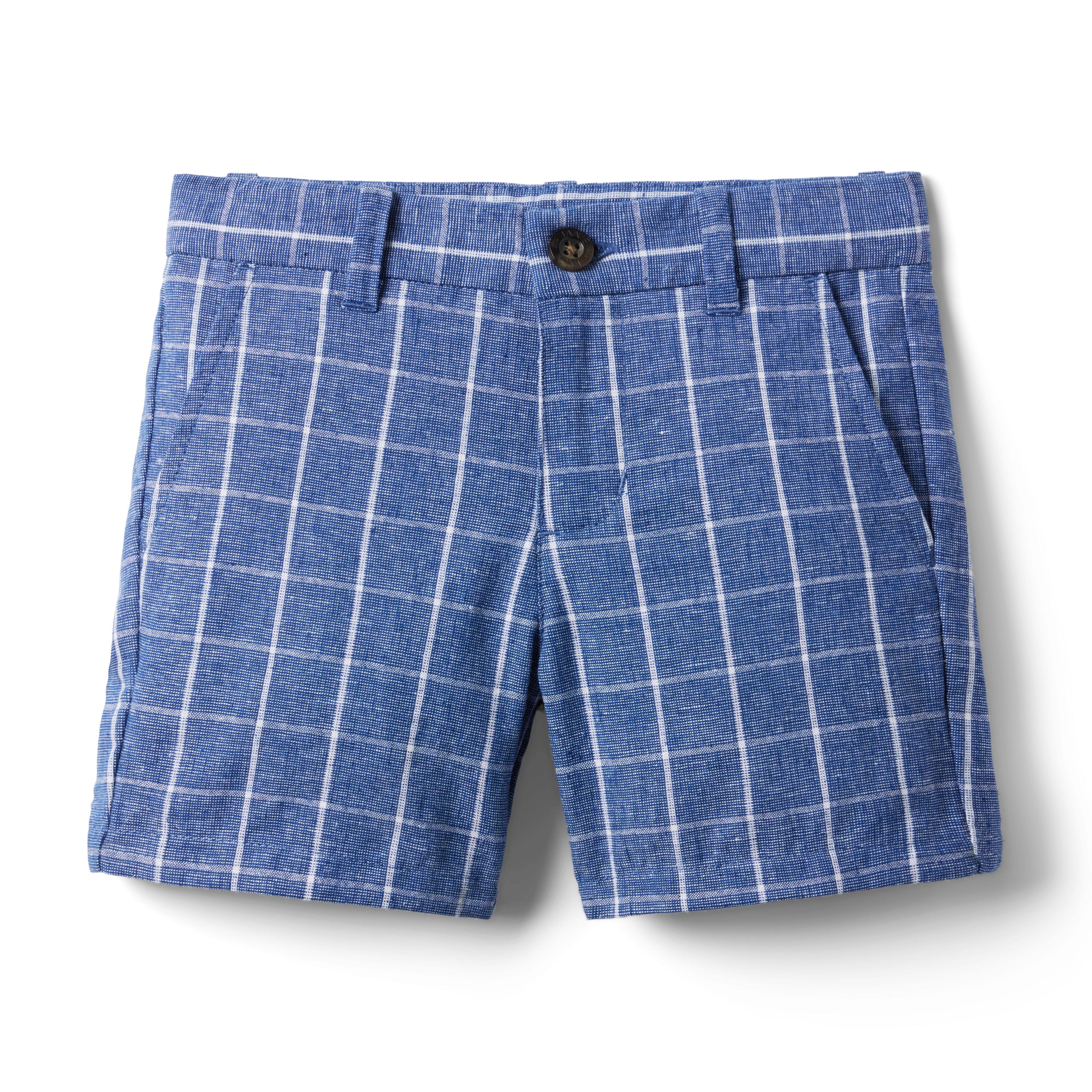 Tattersall Linen-Cotton Short image number 0