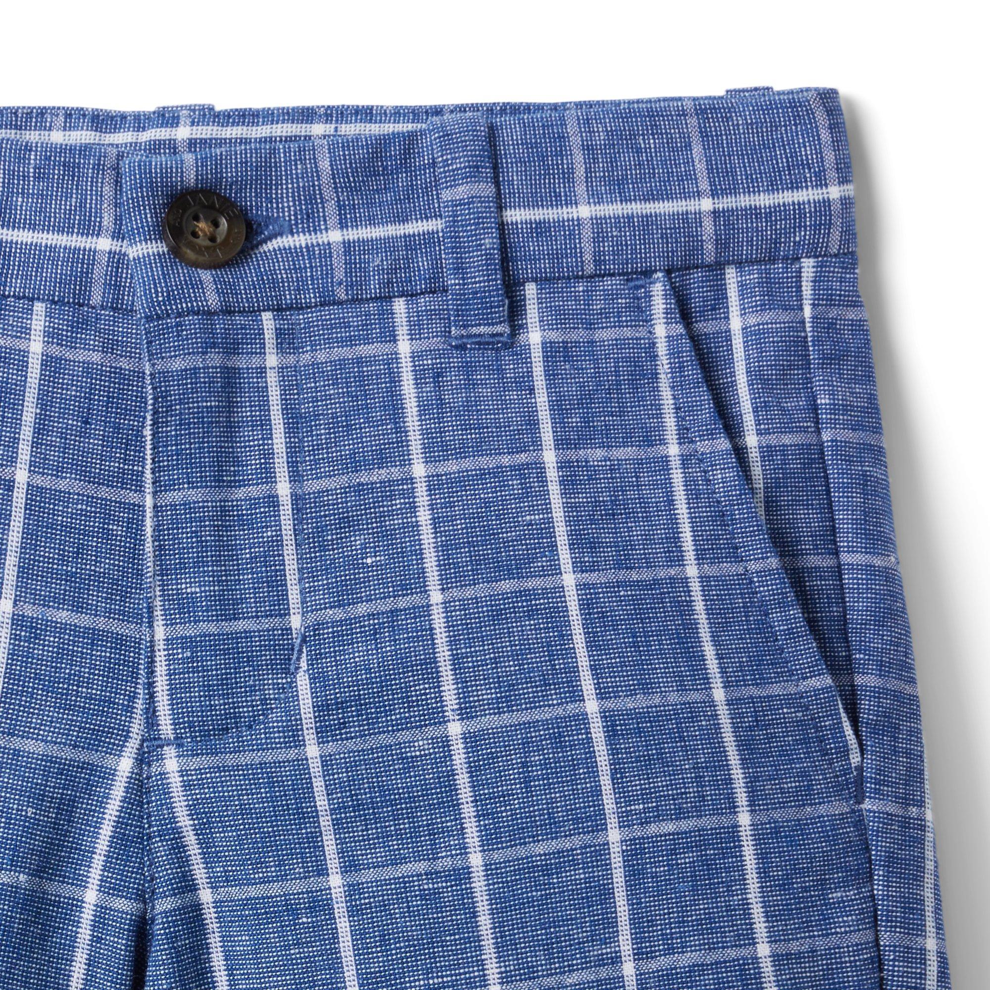 Tattersall Linen-Cotton Short image number 3