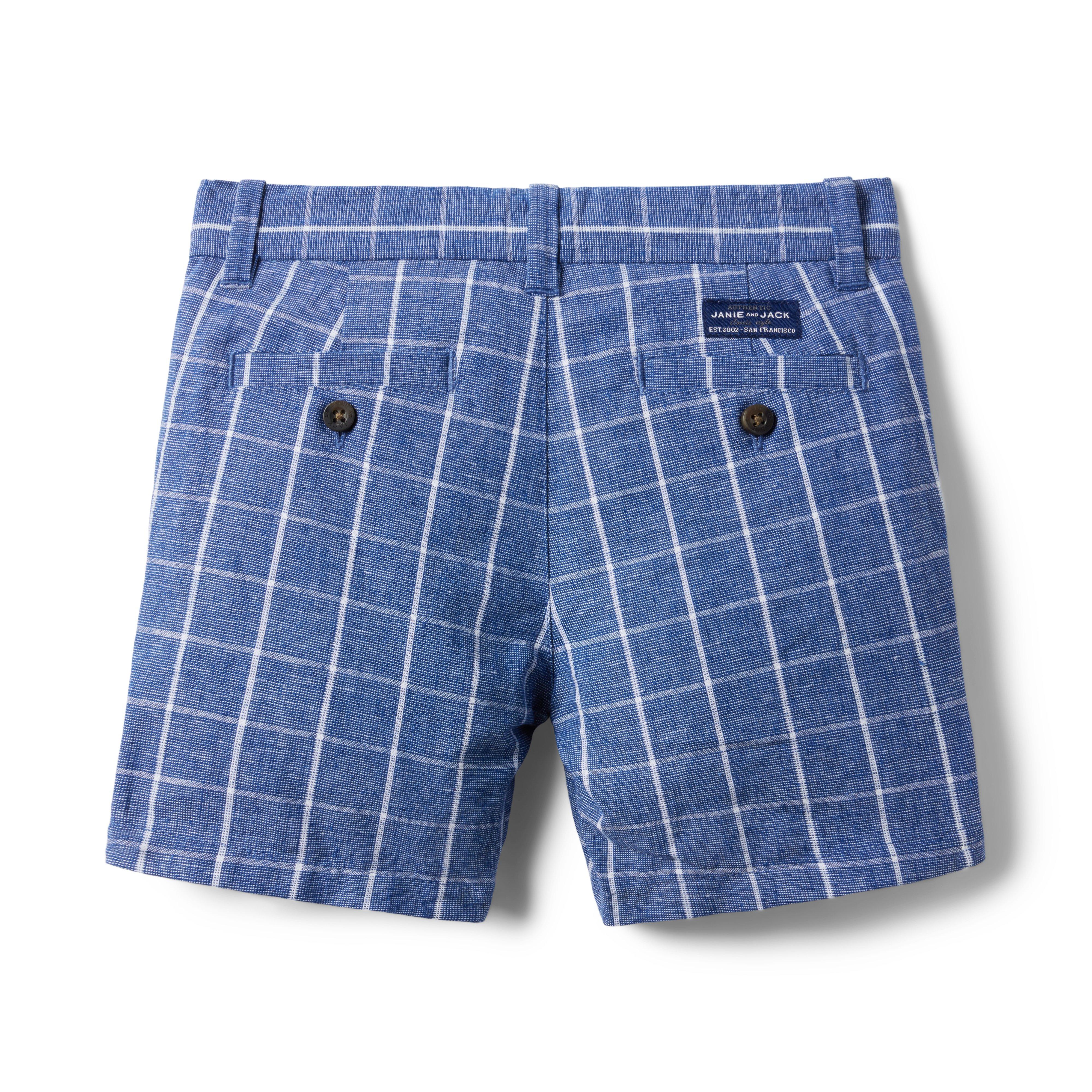 Tattersall Linen-Cotton Short image number 1