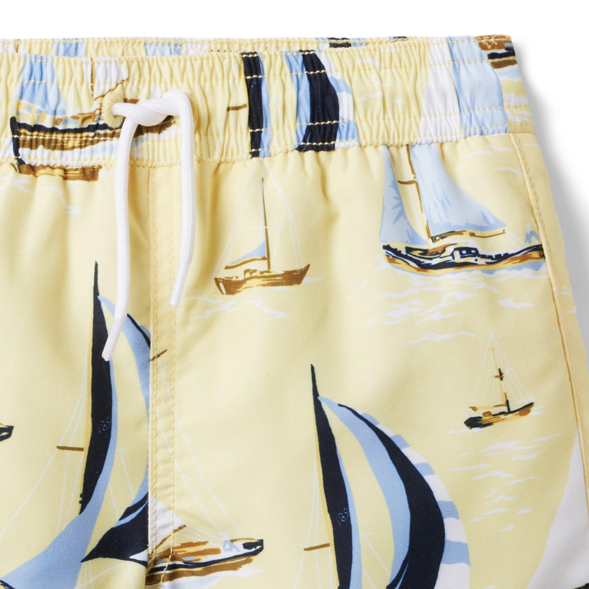 Recycled Sailboat Swim Trunk image number 2