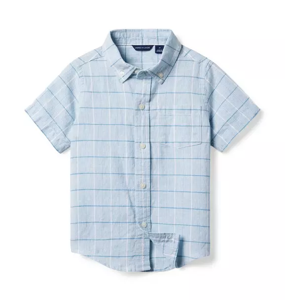 The Plaid Linen-Cotton Shirt