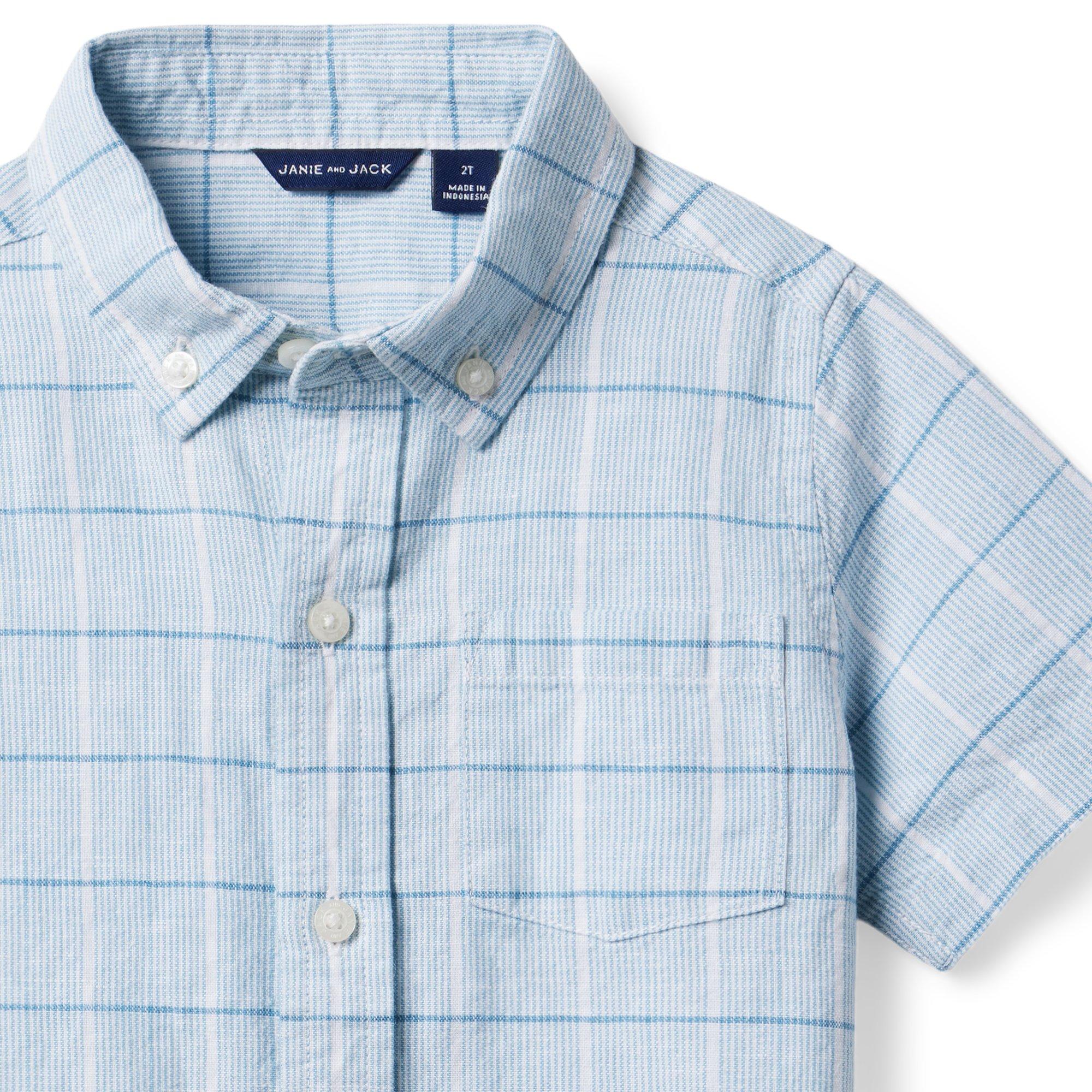 The Plaid Linen-Cotton Shirt image number 1
