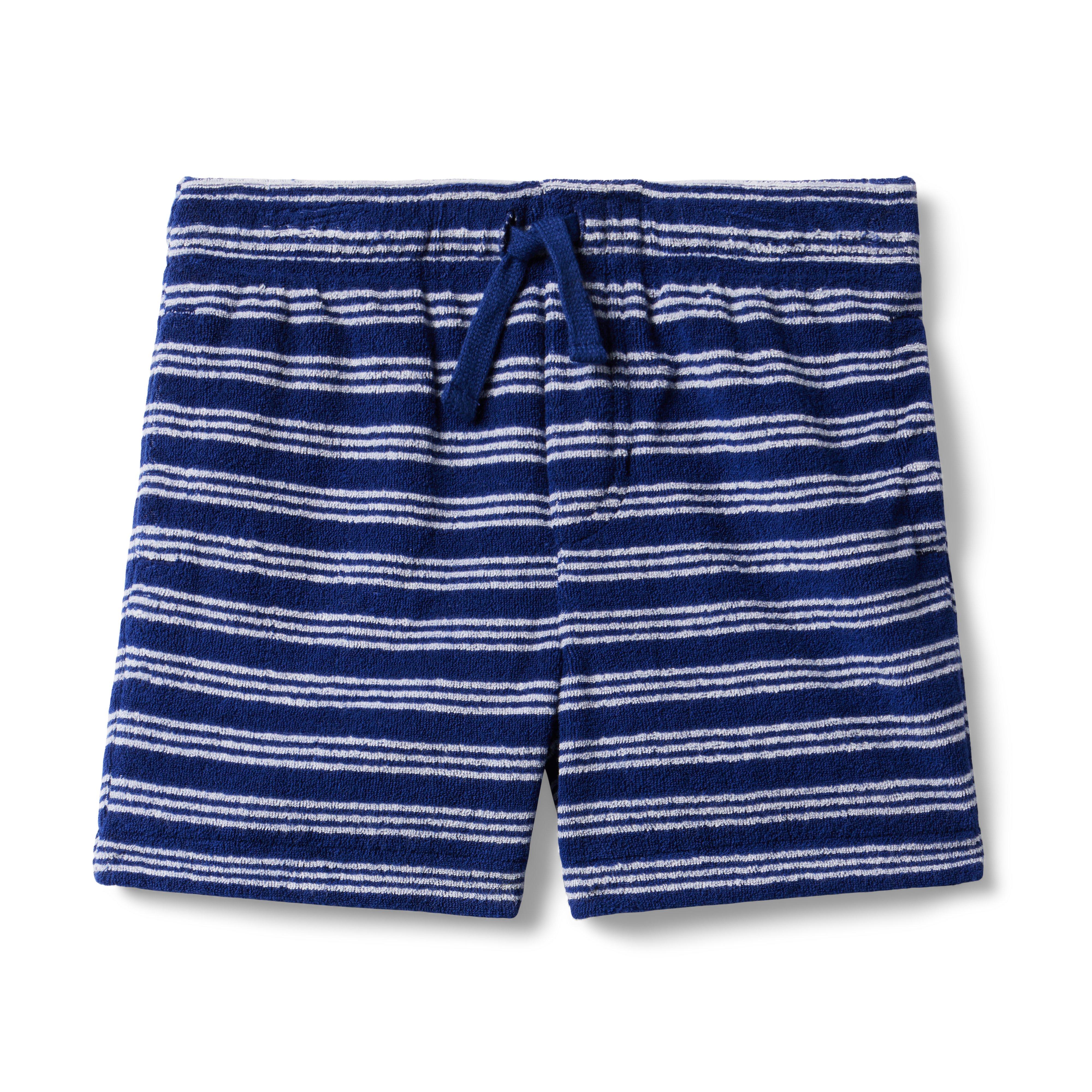 Striped Terry Pull-On Short image number 0