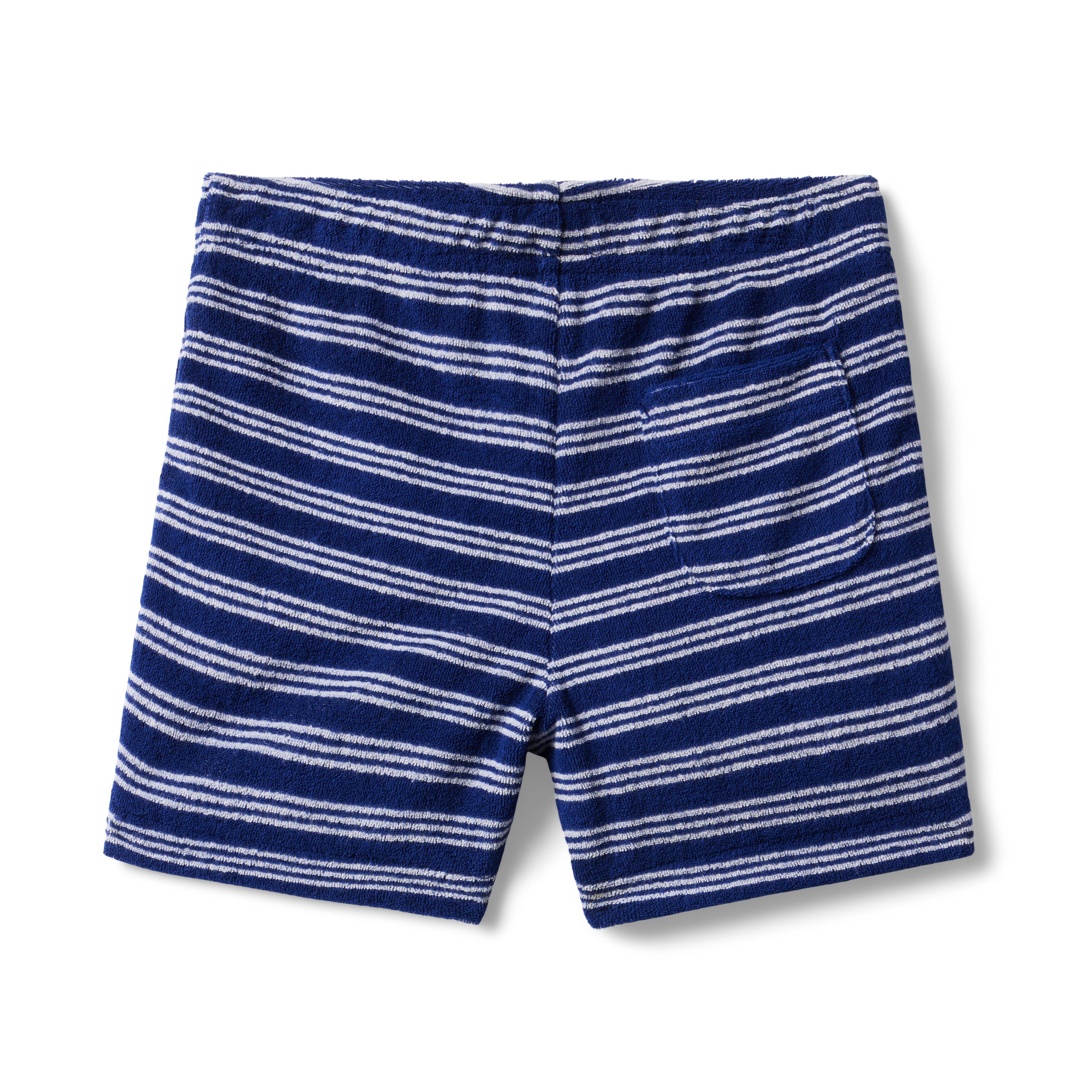 Striped Terry Pull-On Short image number 1