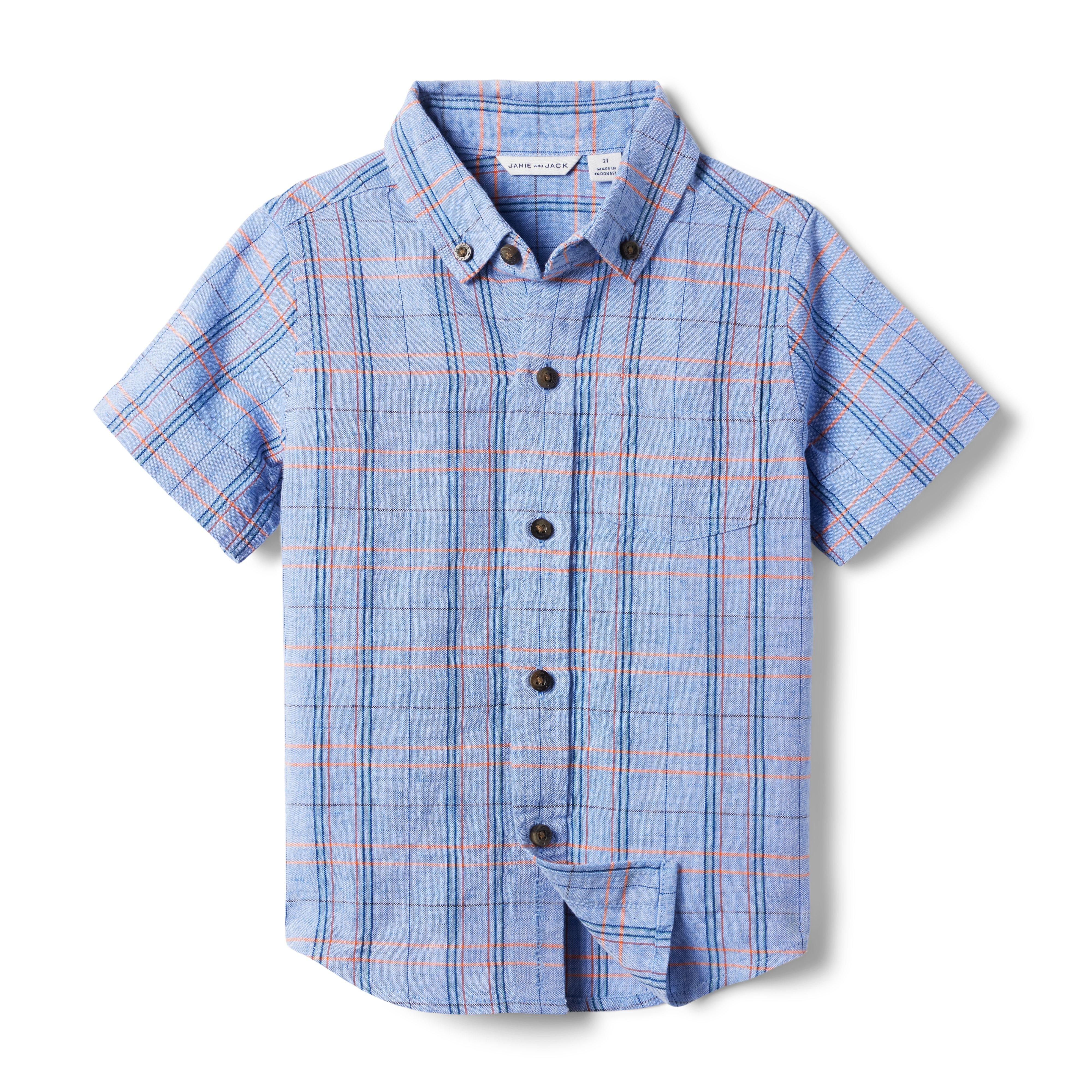 The Plaid Linen-Cotton Shirt image number 0
