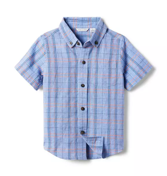 The Plaid Linen-Cotton Shirt