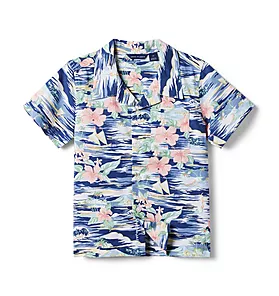 The Island Hibiscus Cabana Shirt