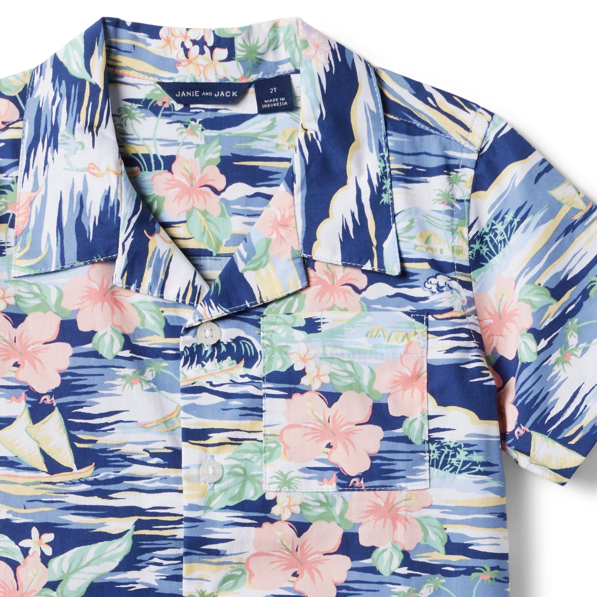 The Island Hibiscus Cabana Shirt image number 1