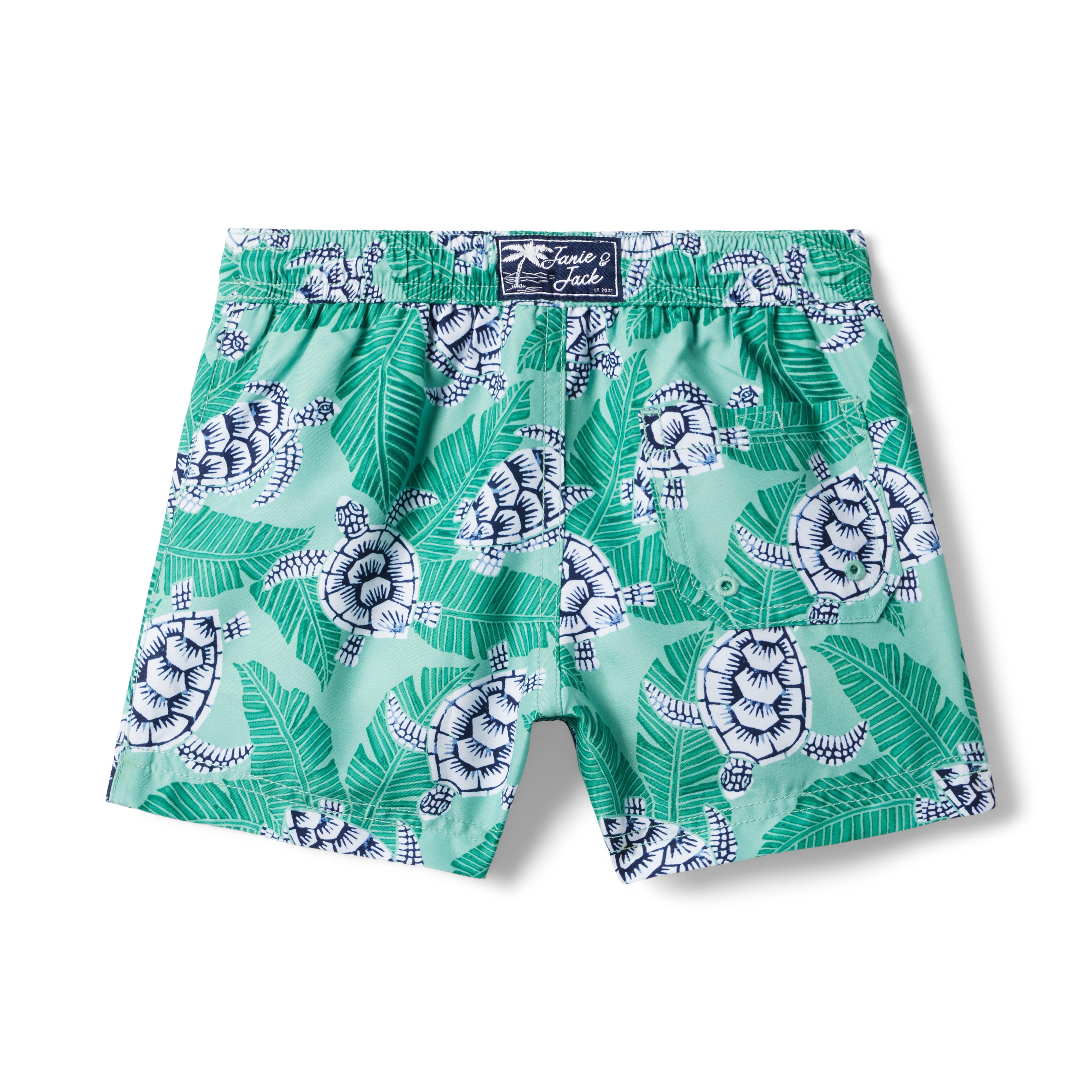 Recycled Sea Turtle Swim Trunk image number 2