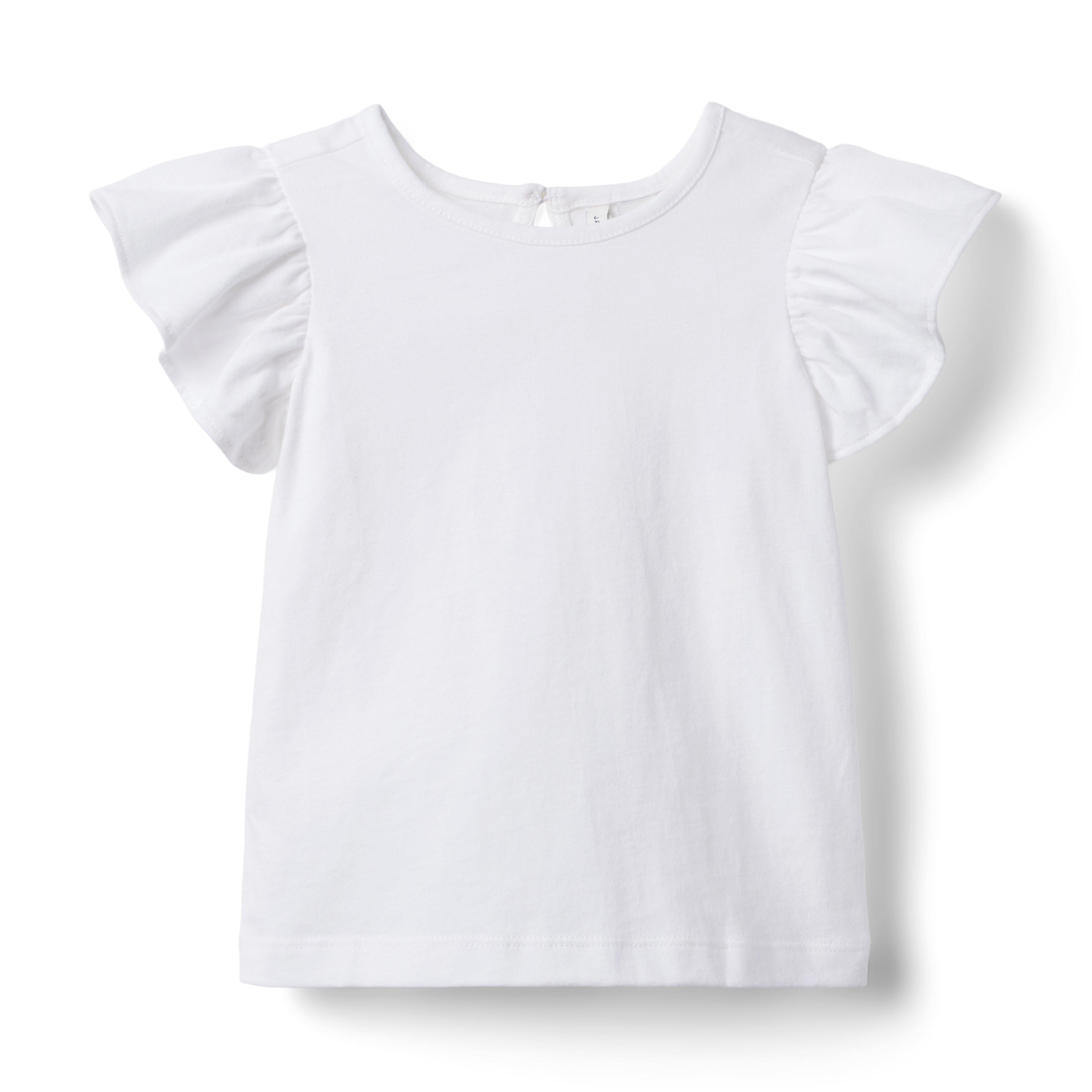 Ruffle Sleeve Jersey Top image number 0