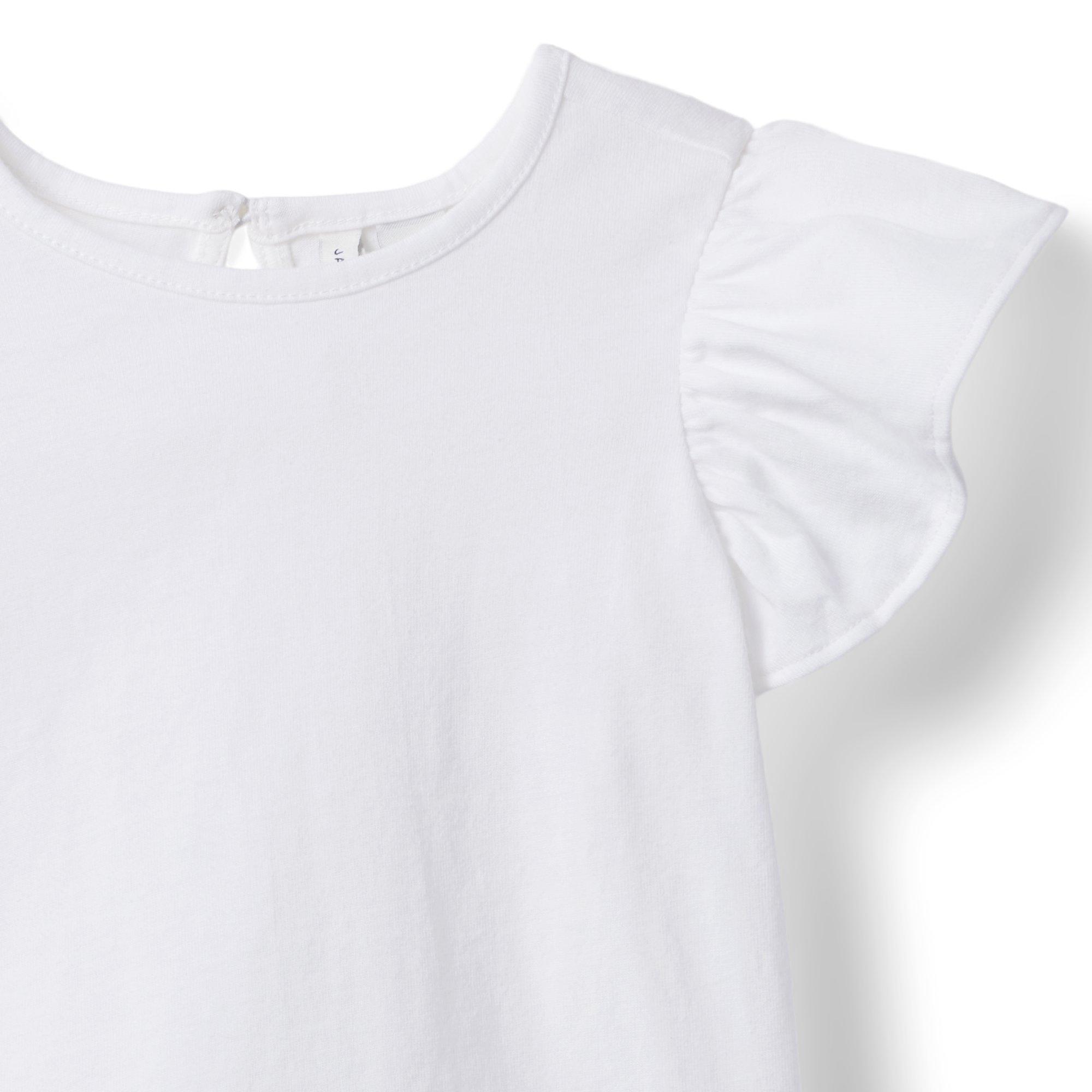 Ruffle Sleeve Jersey Top image number 2