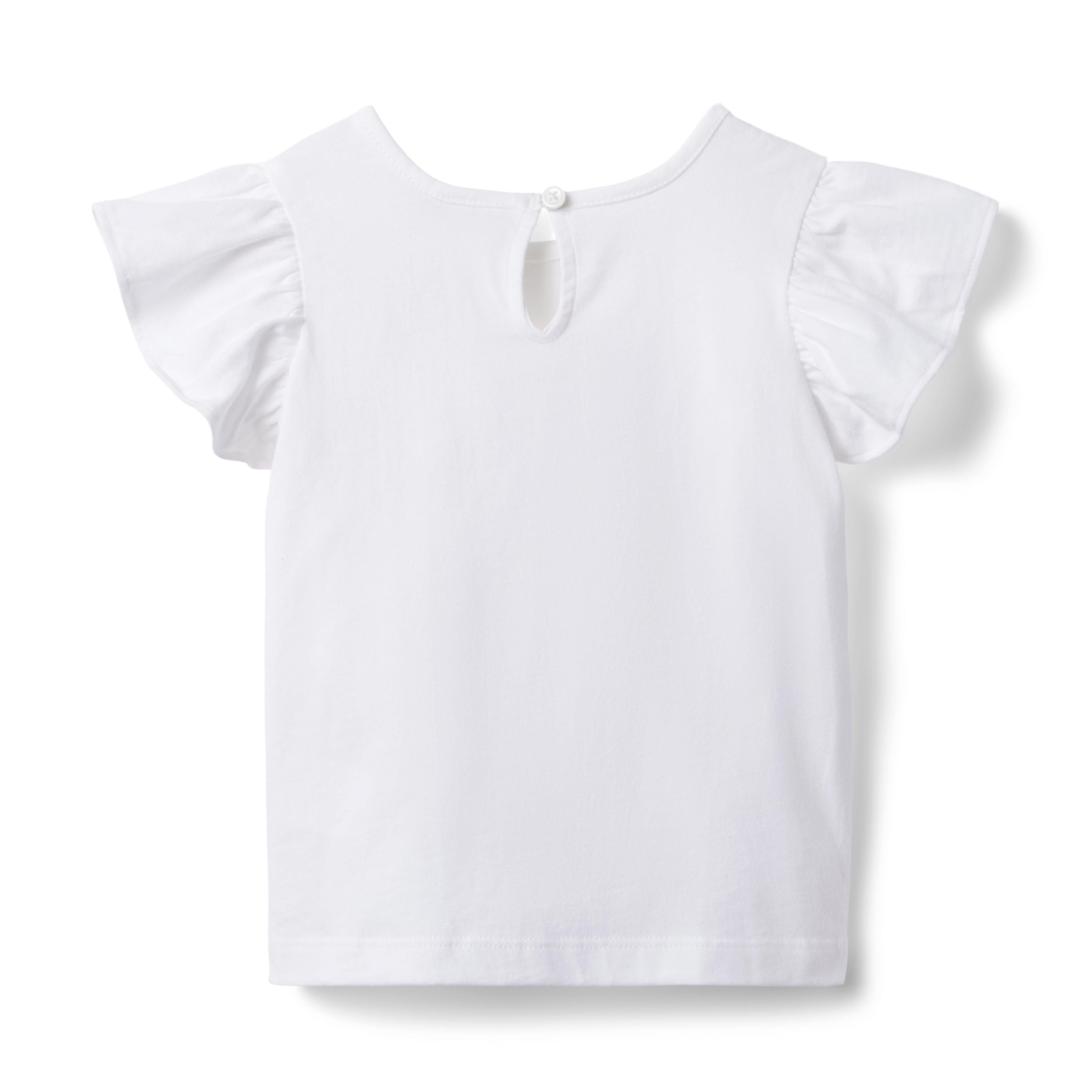 Ruffle Sleeve Jersey Top image number 1