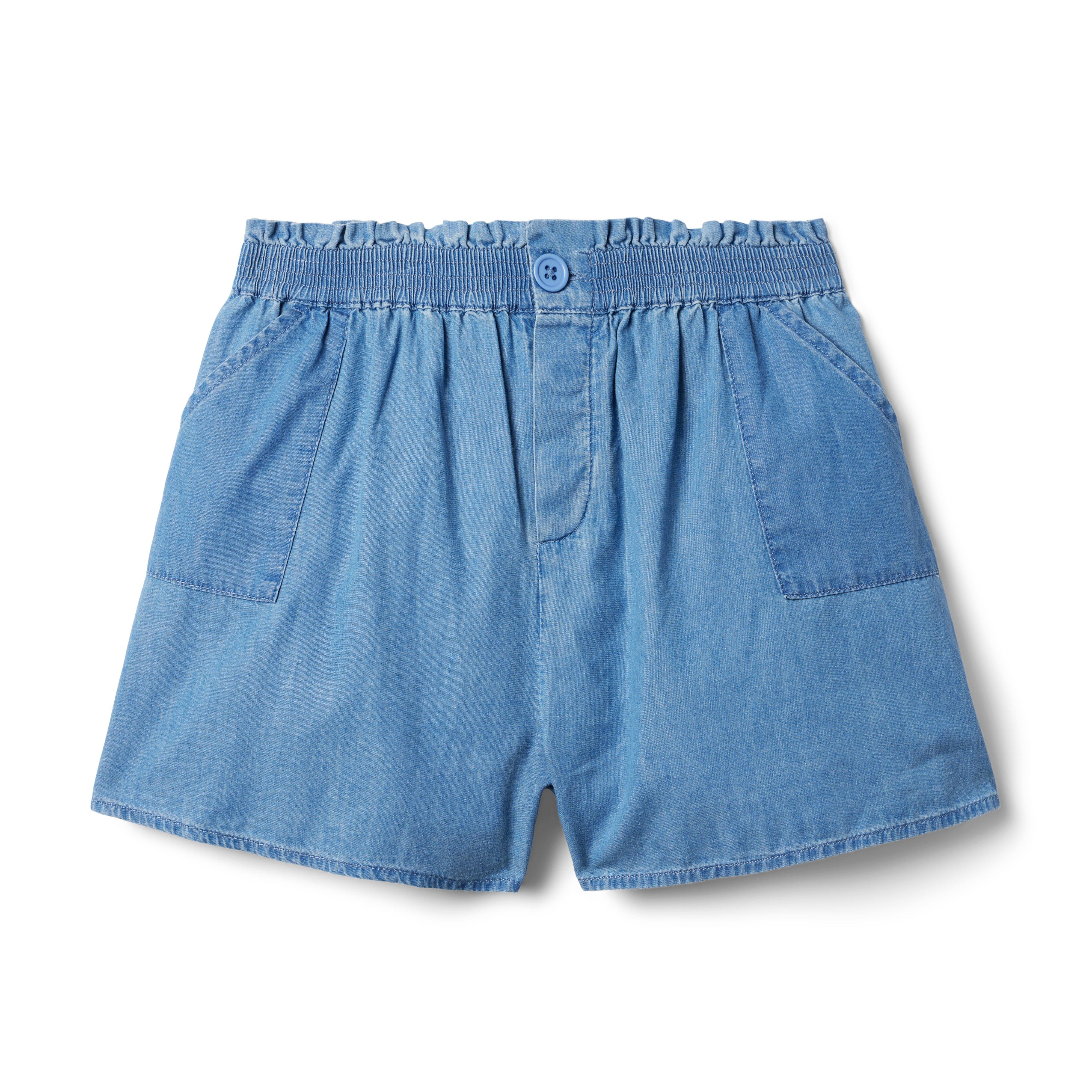 Chambray Pull-On Short