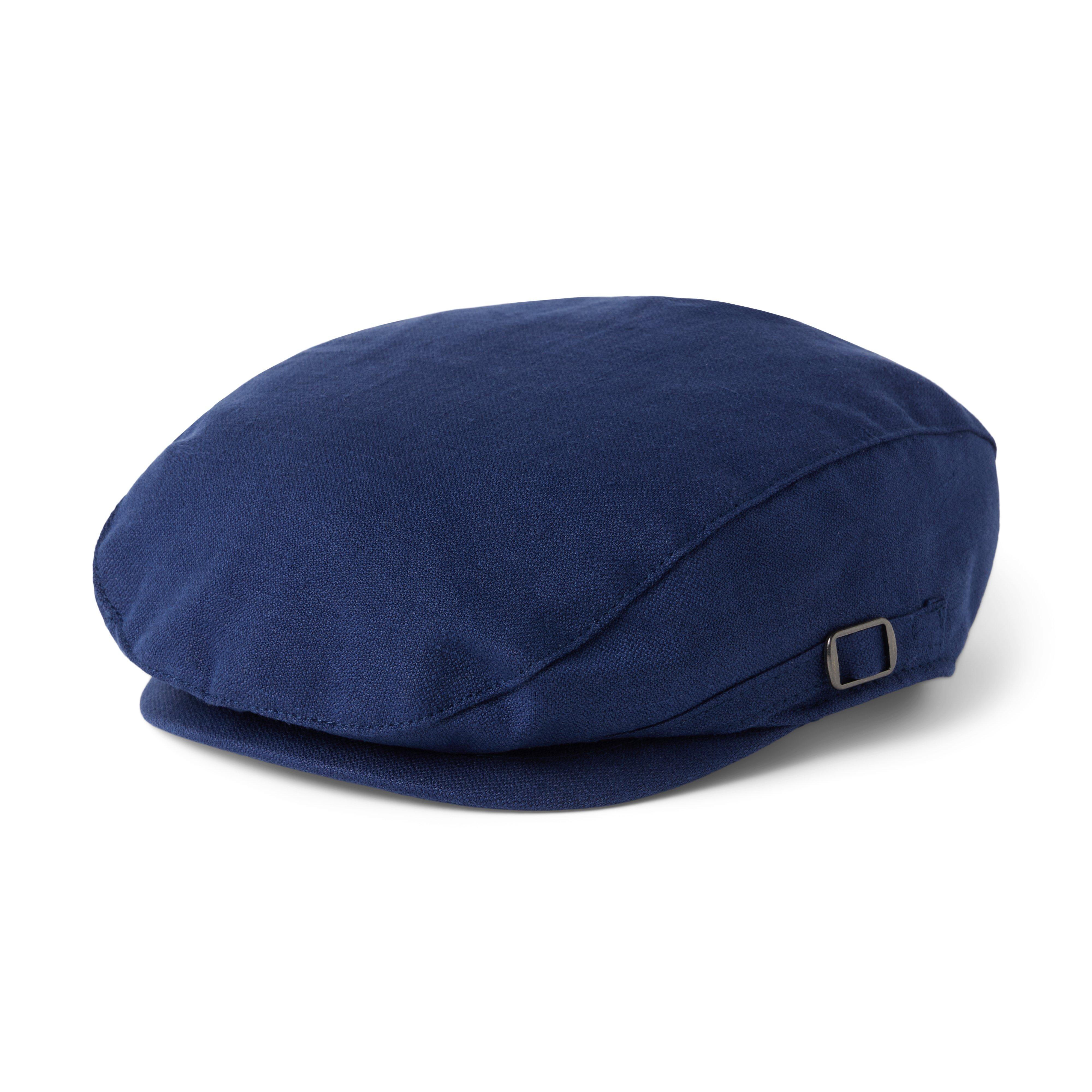 Linen-Cotton Newsboy Cap