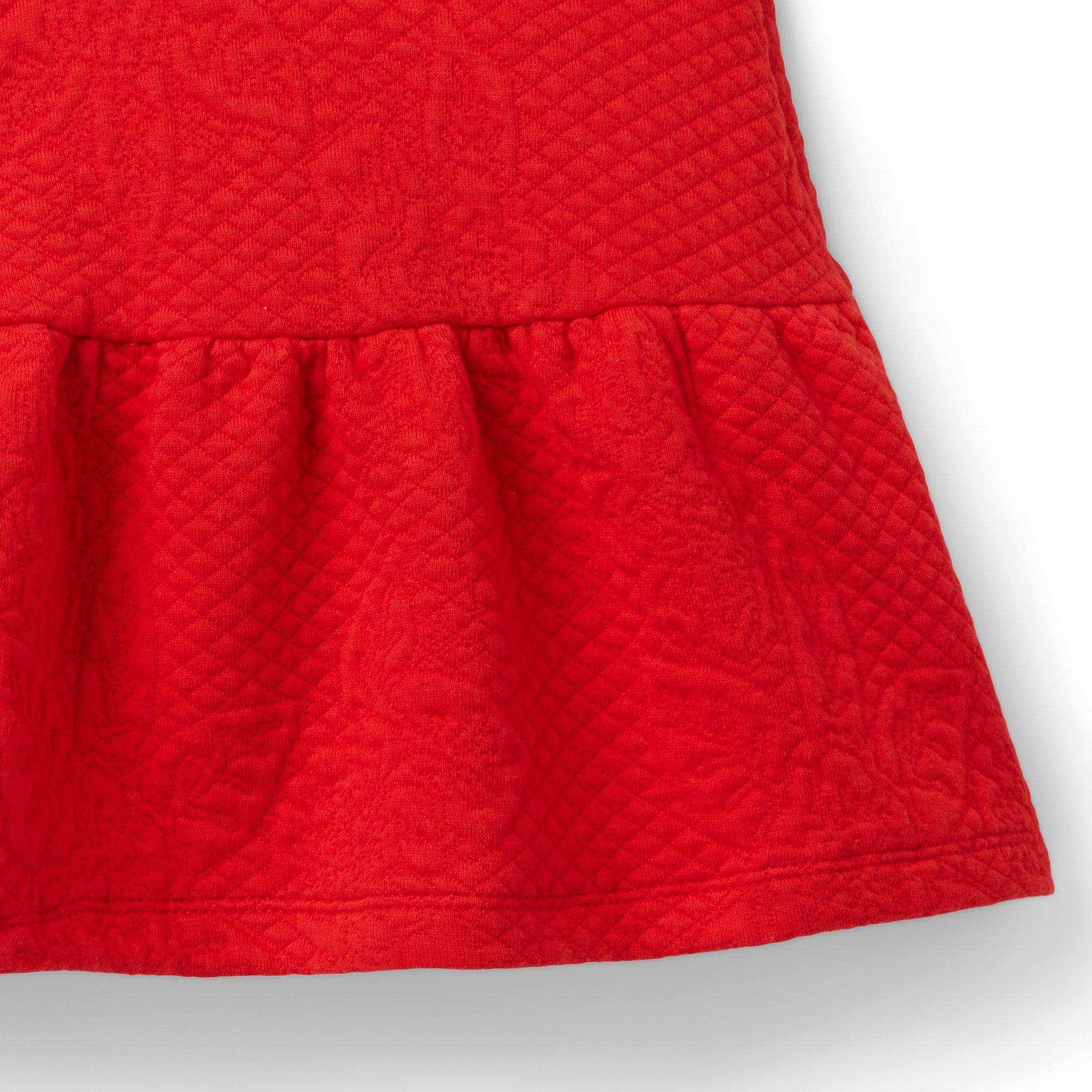 Quilted Floral Jacquard Skirt image number 3
