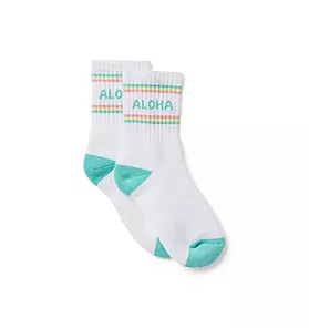 Aloha Crew Sock