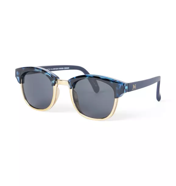 Tortoise Metallic Frame Sunglasses