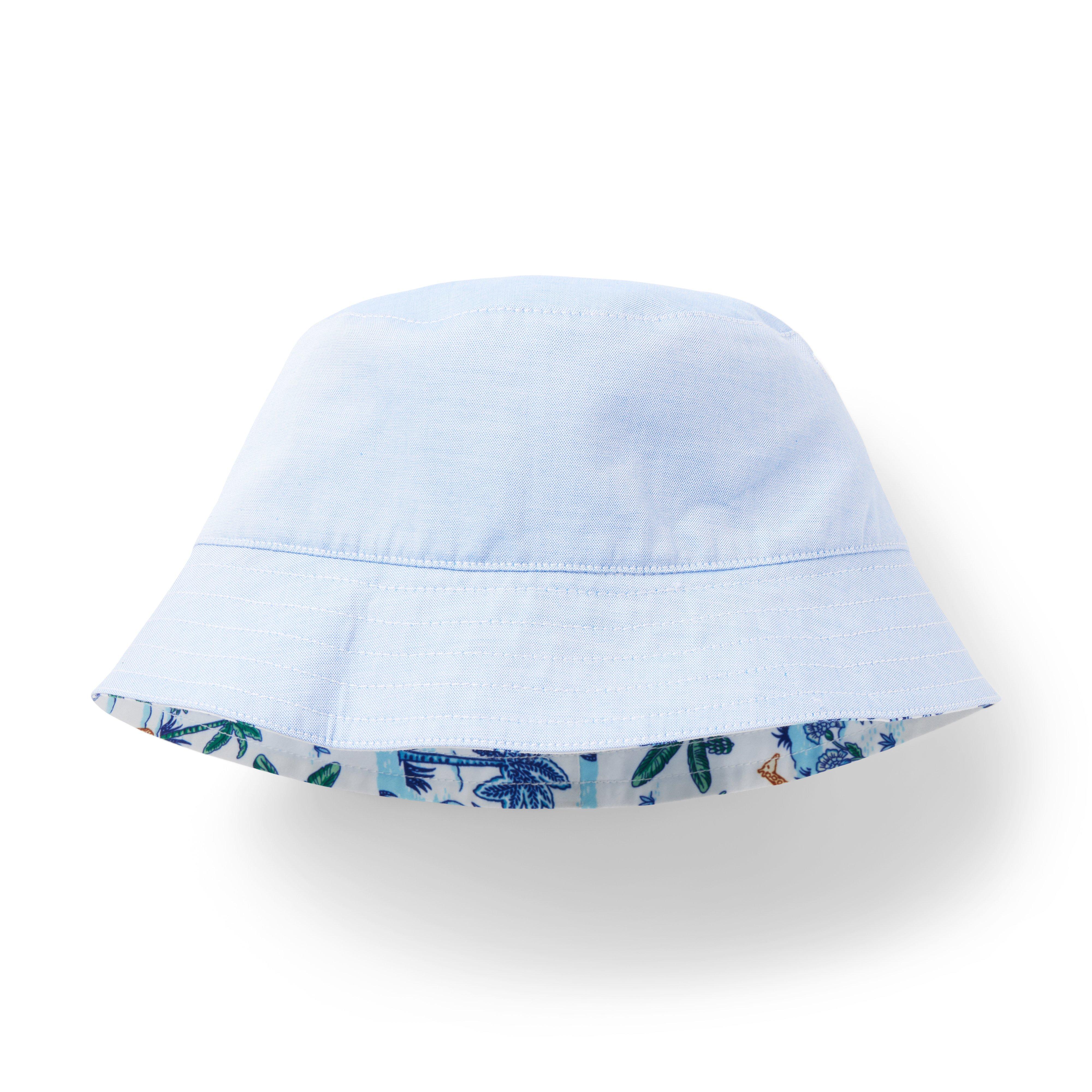 Safari Toile Recycled Reversible Bucket Hat image number 1