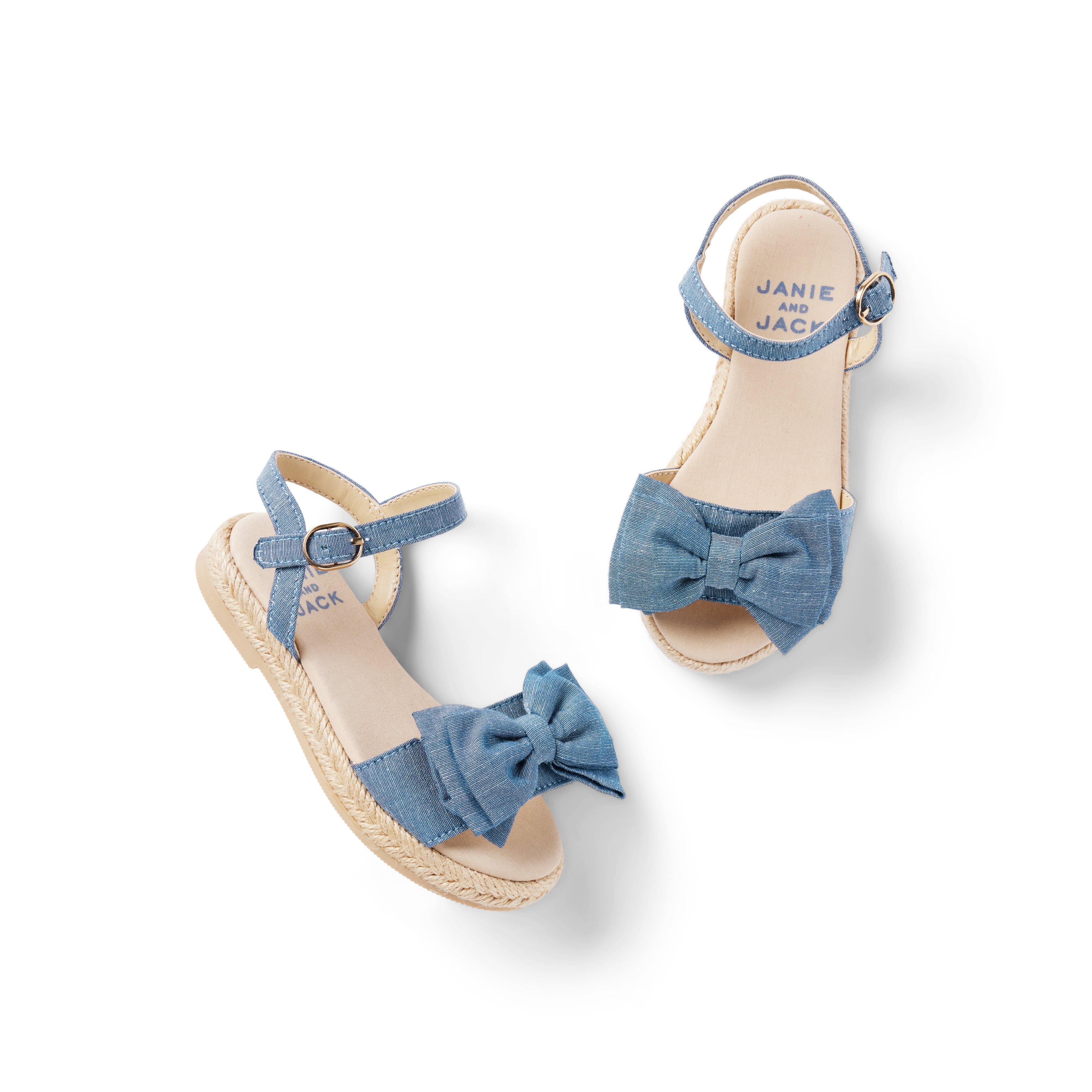 Chambray Bow Espadrille