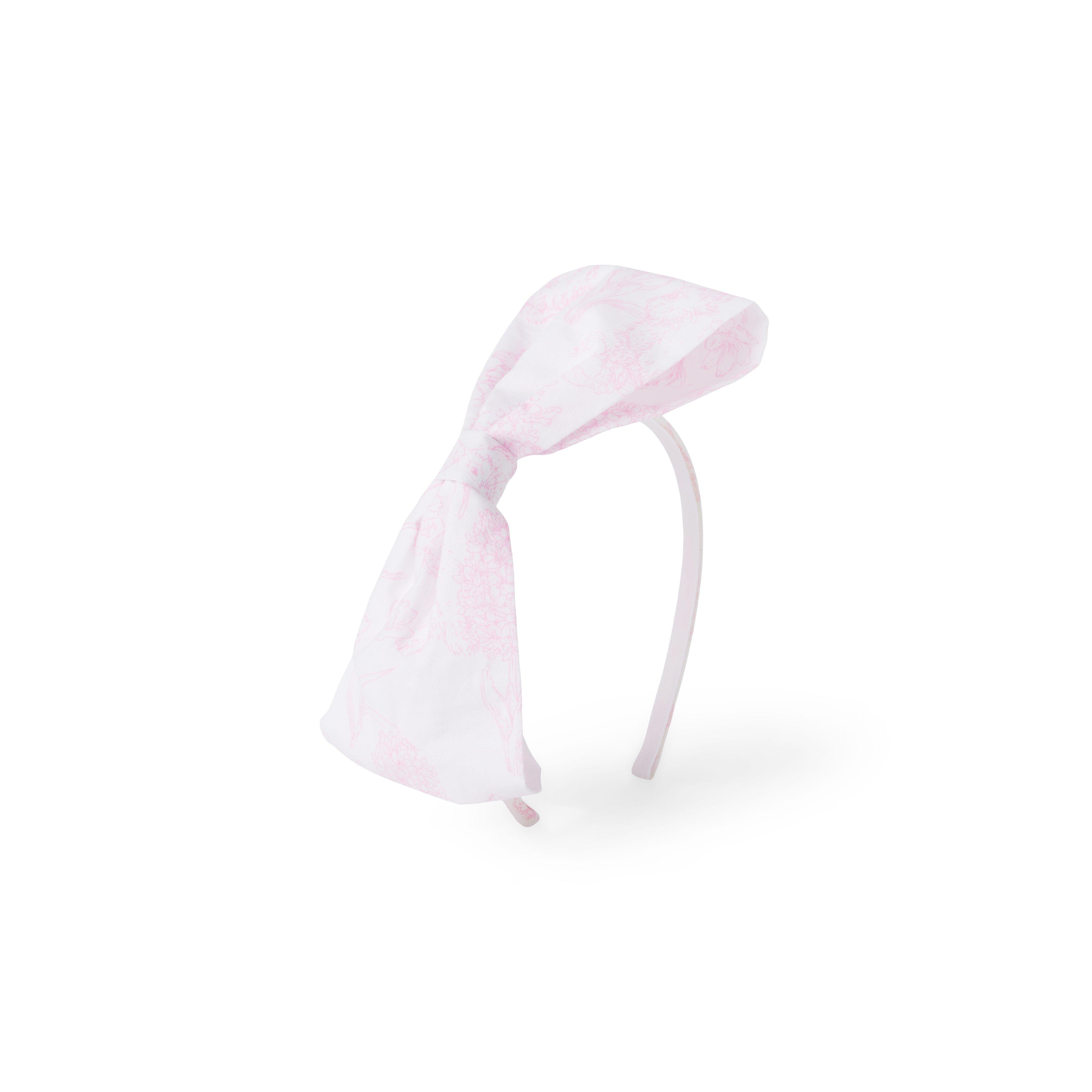 Bunny Toile Bow Headband