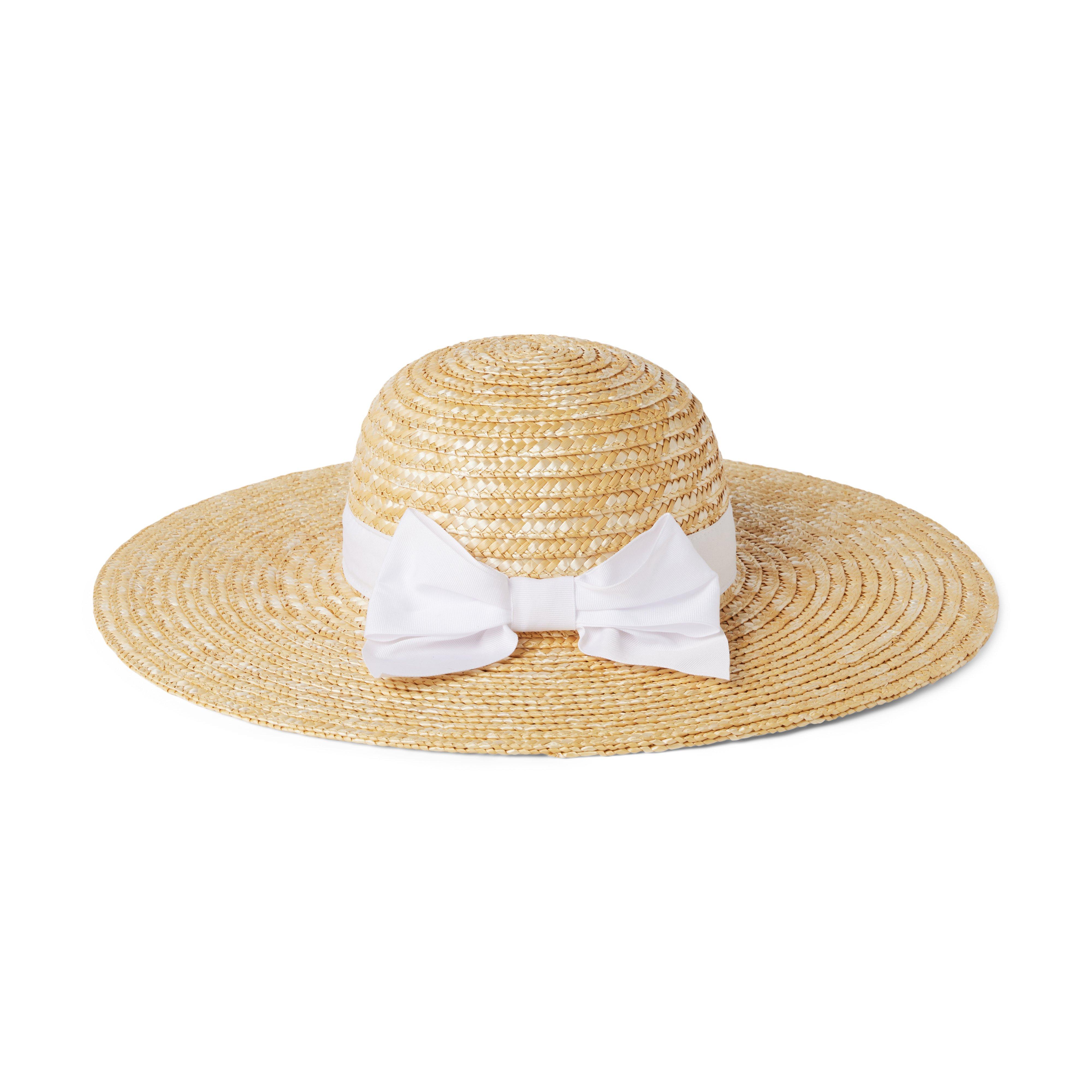 Bow Straw Sun Hat image number 1
